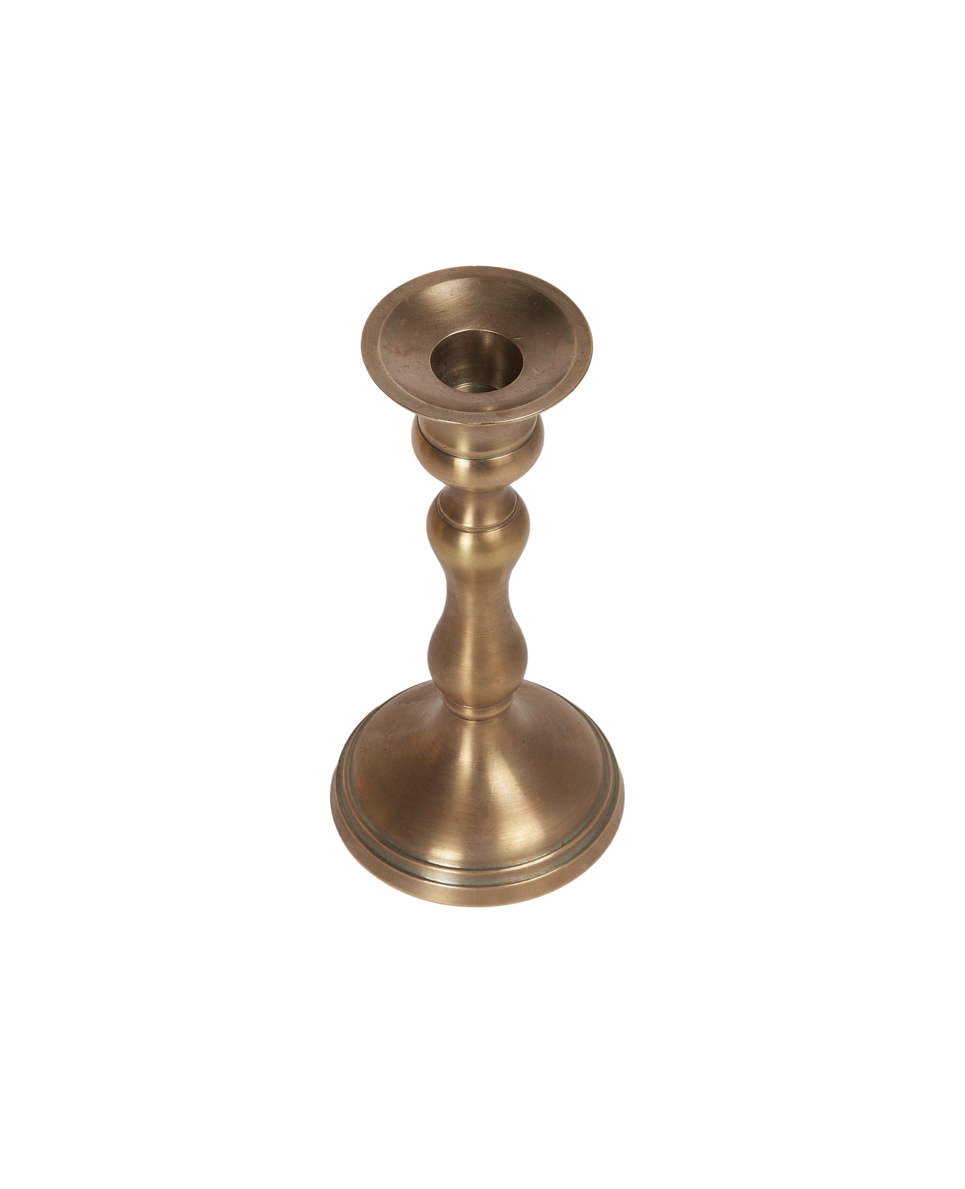 Ambiance Brass Taper Candlestick - Deux - Image 3