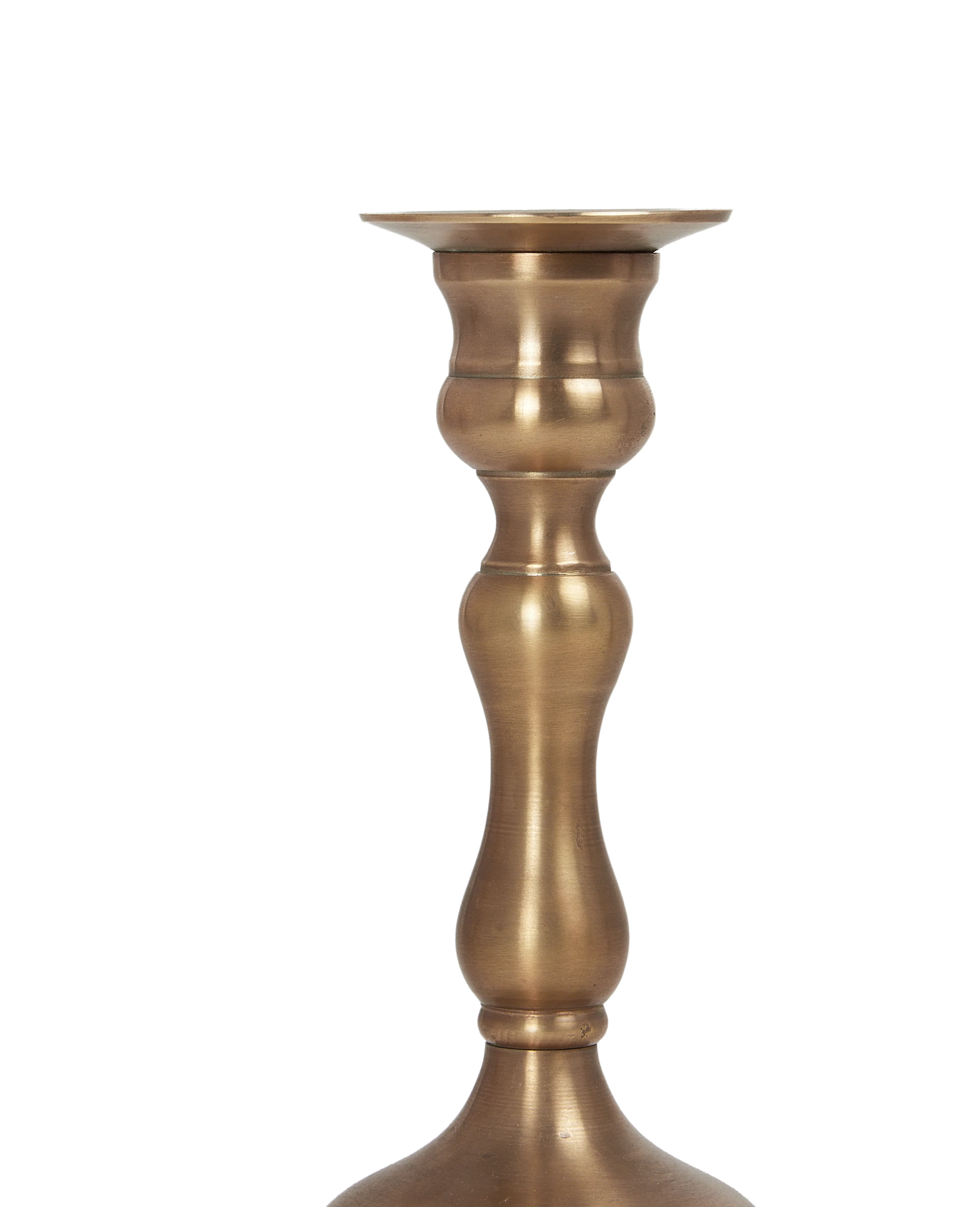 Ambiance Brass Taper Candlestick - Deux - Image 4