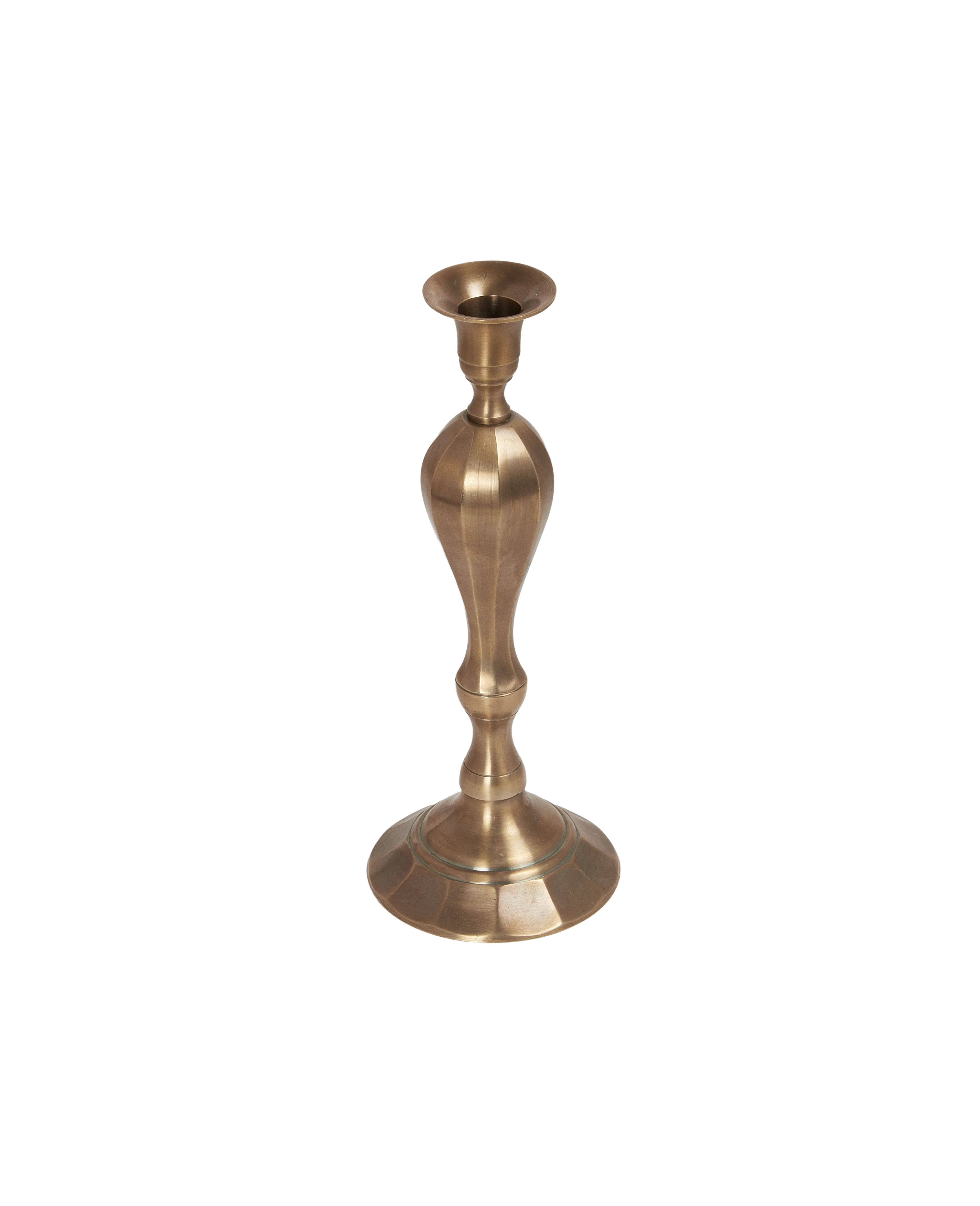 Ambiance Brass Taper Candlestick - Trois - Image 3
