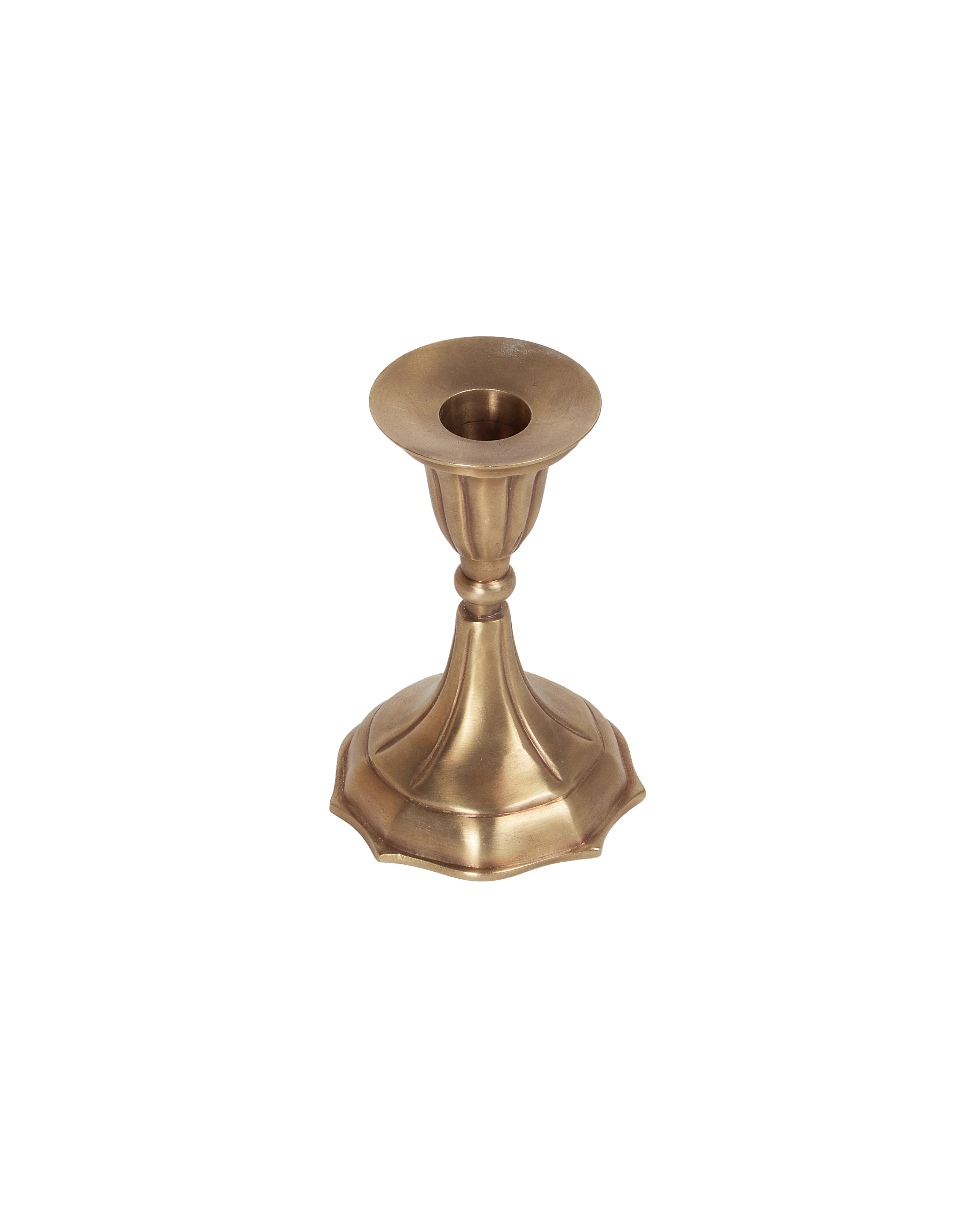 Ambiance Brass Taper Candlestick - Un - Image 3