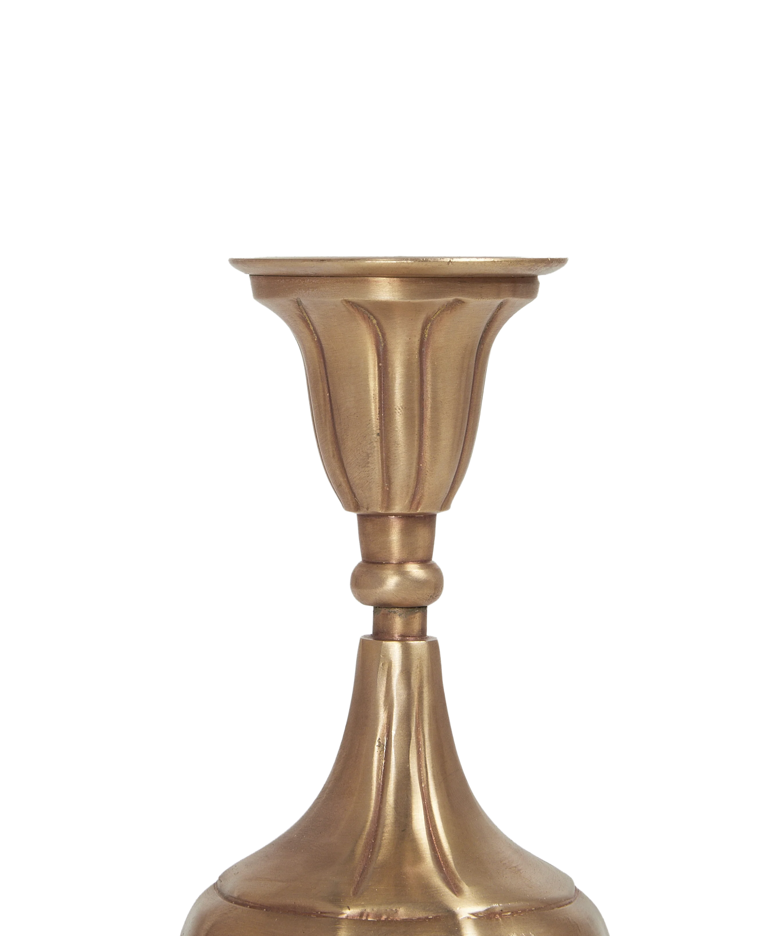 Ambiance Brass Taper Candlestick - Un - Image 4