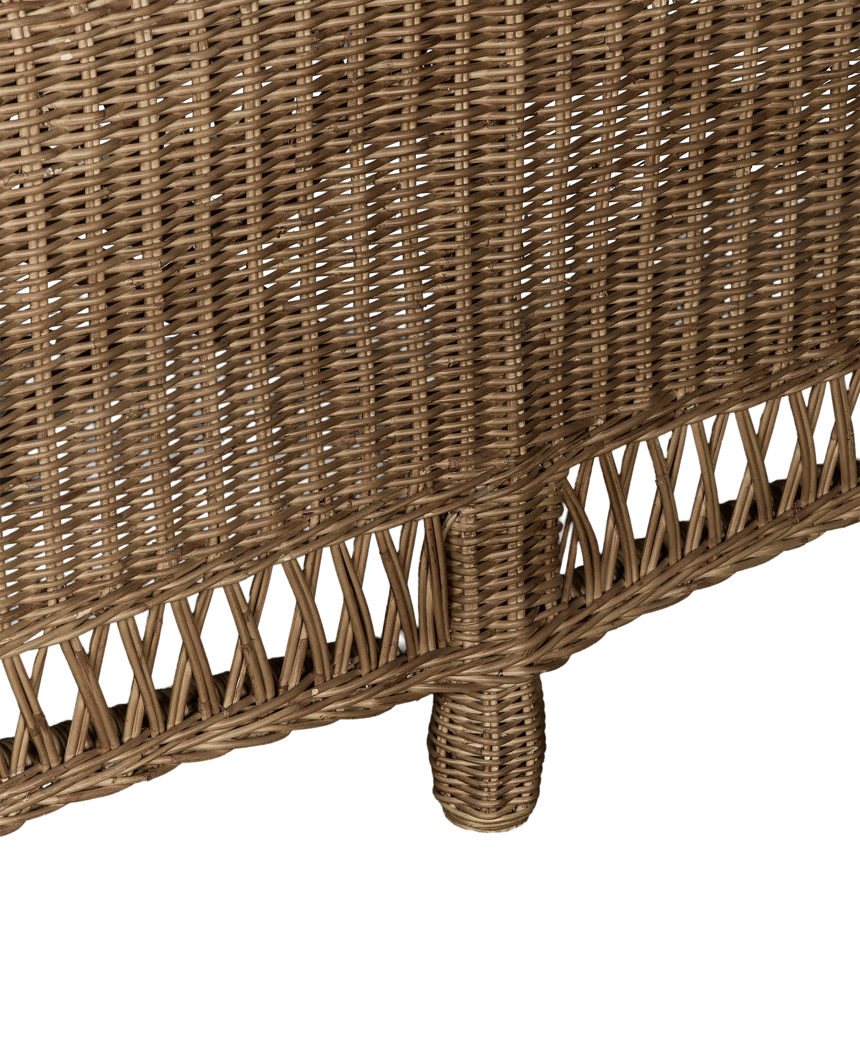 Boxwood Rattan Bench - Shell - Image 8