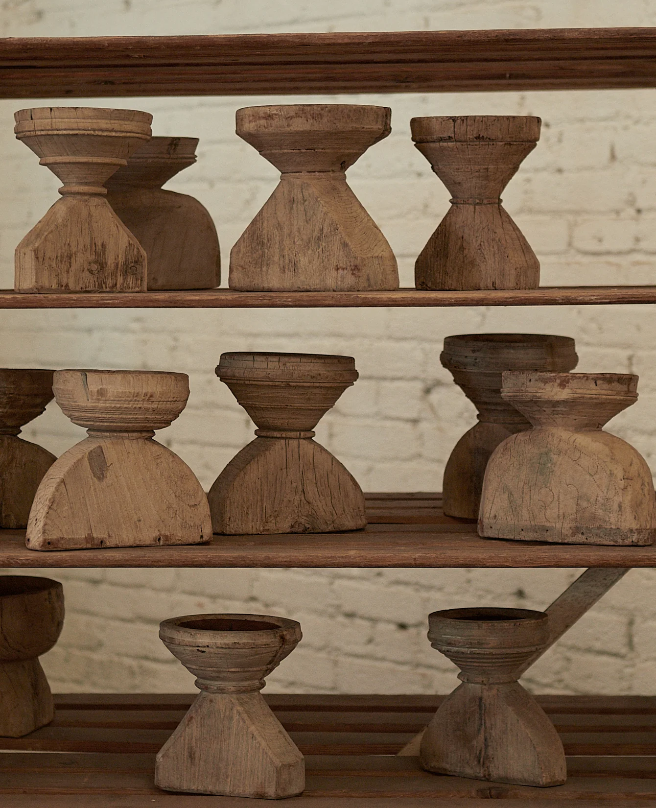 Seeder Pillar Candle Stand - Bleached - Image 4