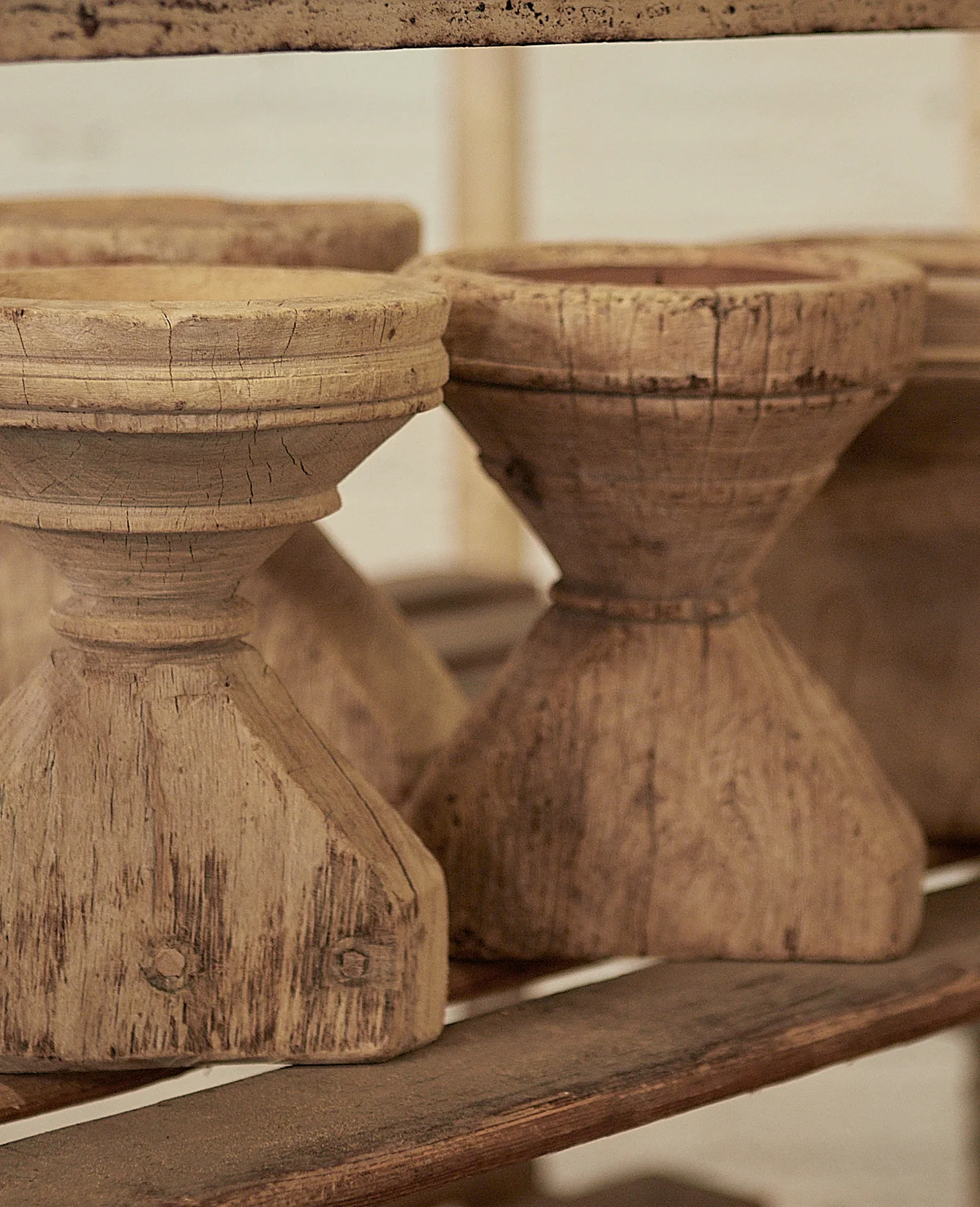 Seeder Pillar Candle Stand - Bleached - Image 5