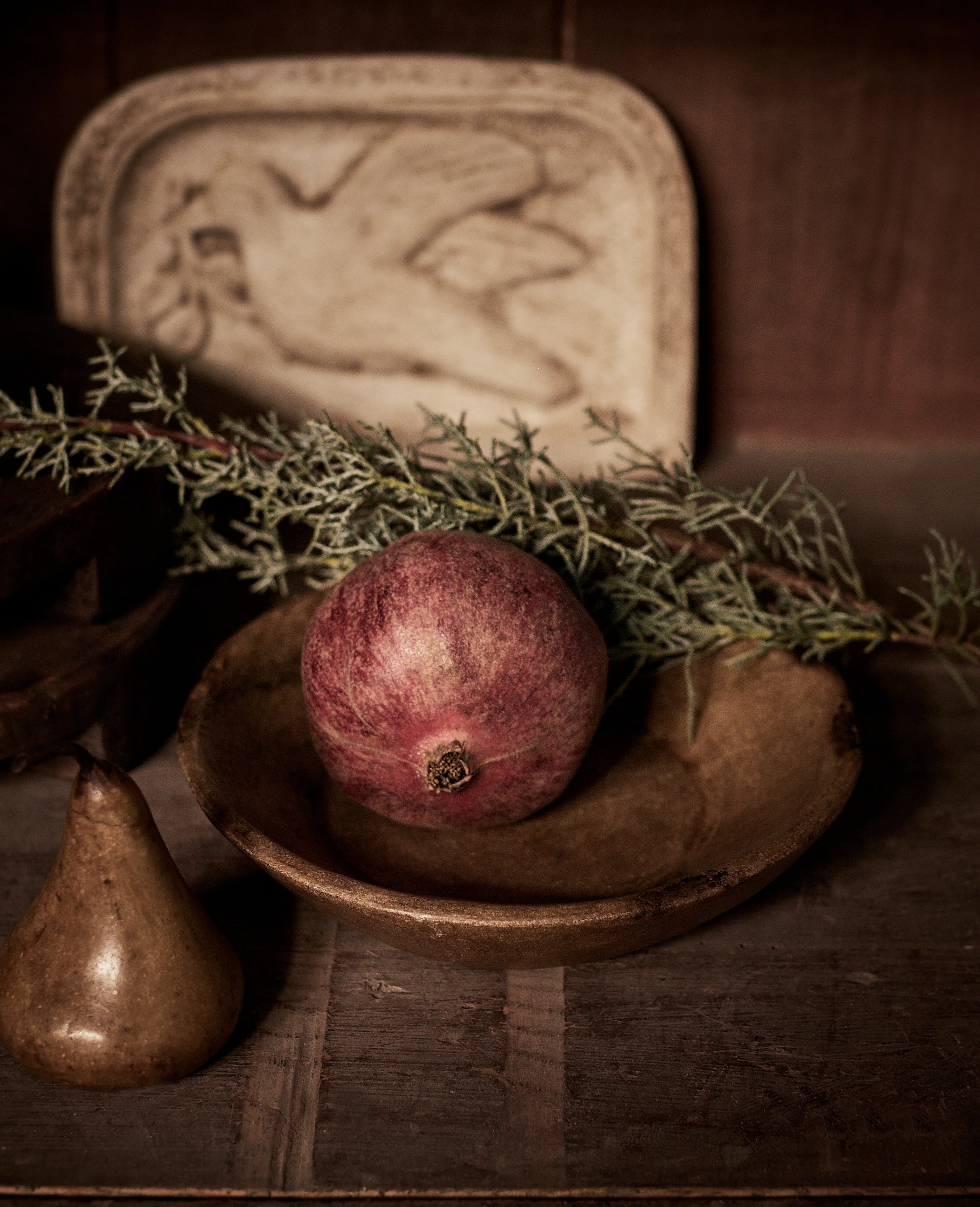Carved Marble Bowl - Dark - Image 5