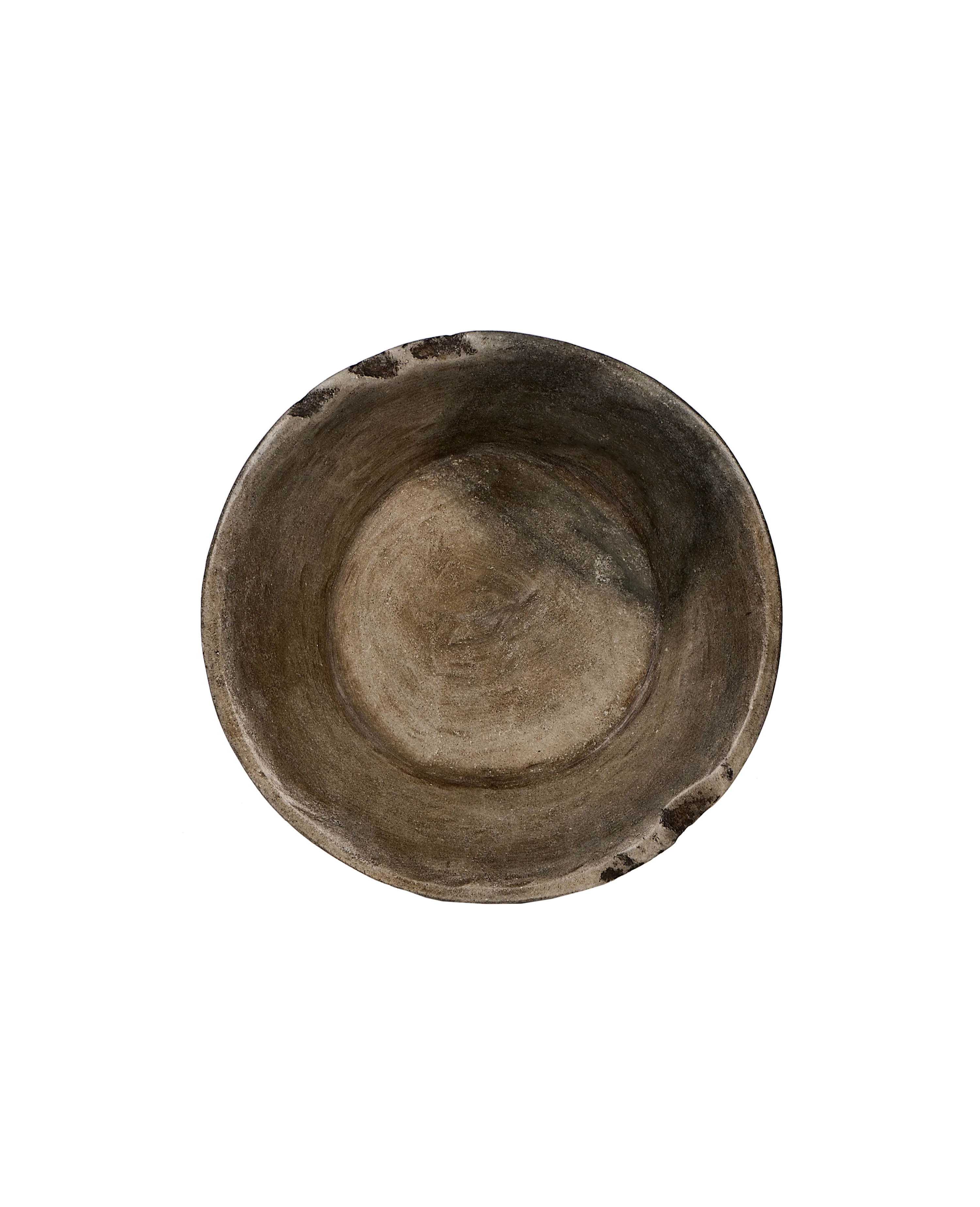 Carved Marble Bowl - Gray - Image 2
