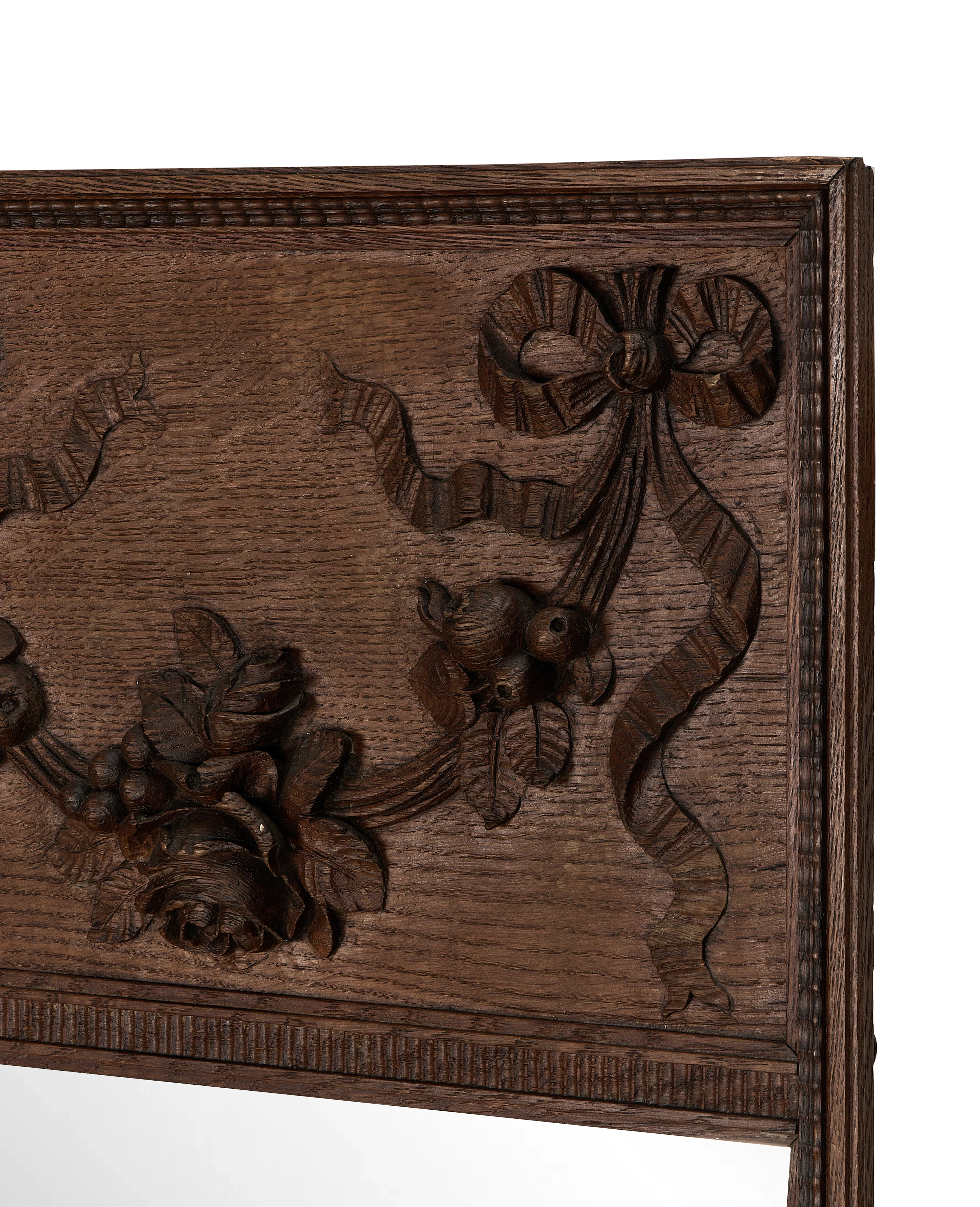 Carved Wood Mirror - Image 2