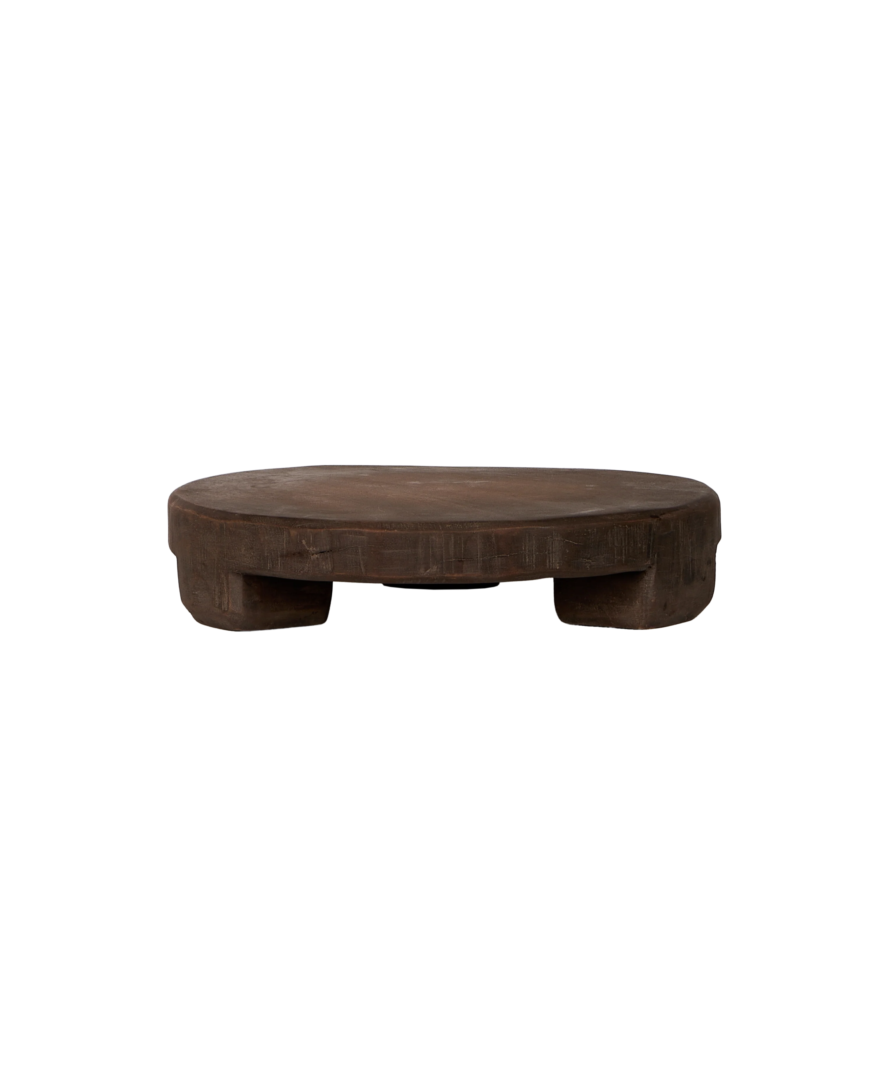 Carved Wood Riser - Natural