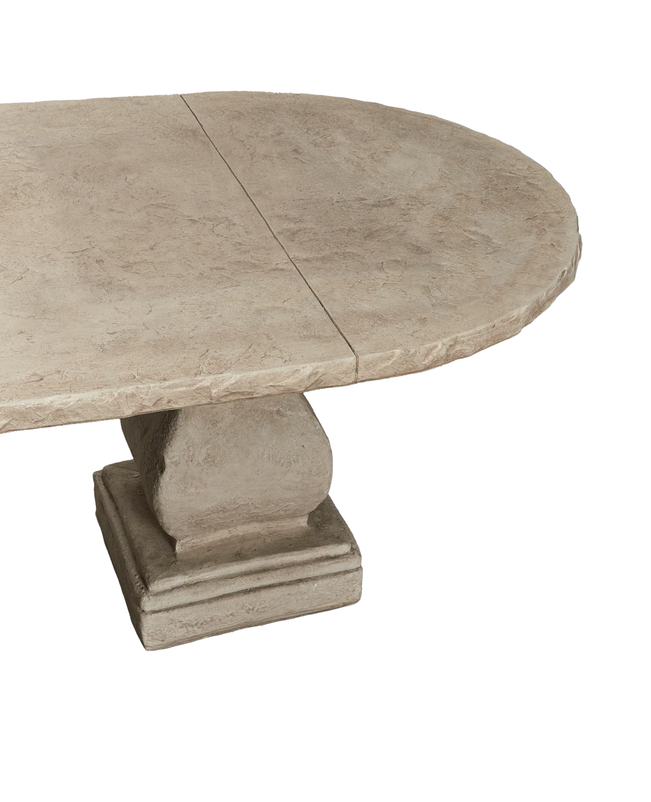 Cast Oval Dining Table - Hewn Edge - Image 3