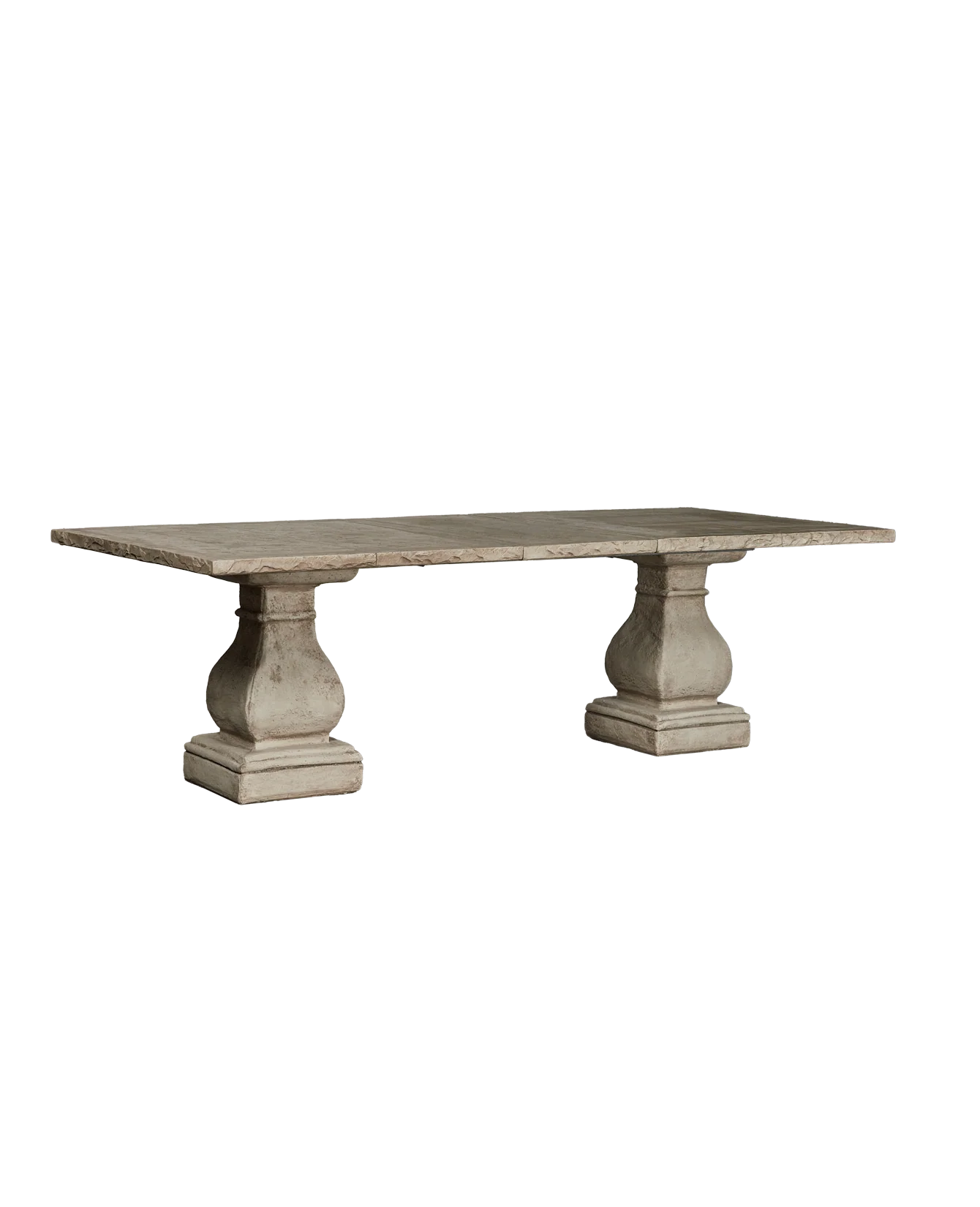 Cast Rectangle Dining Table - Hewn Edge - Image 2
