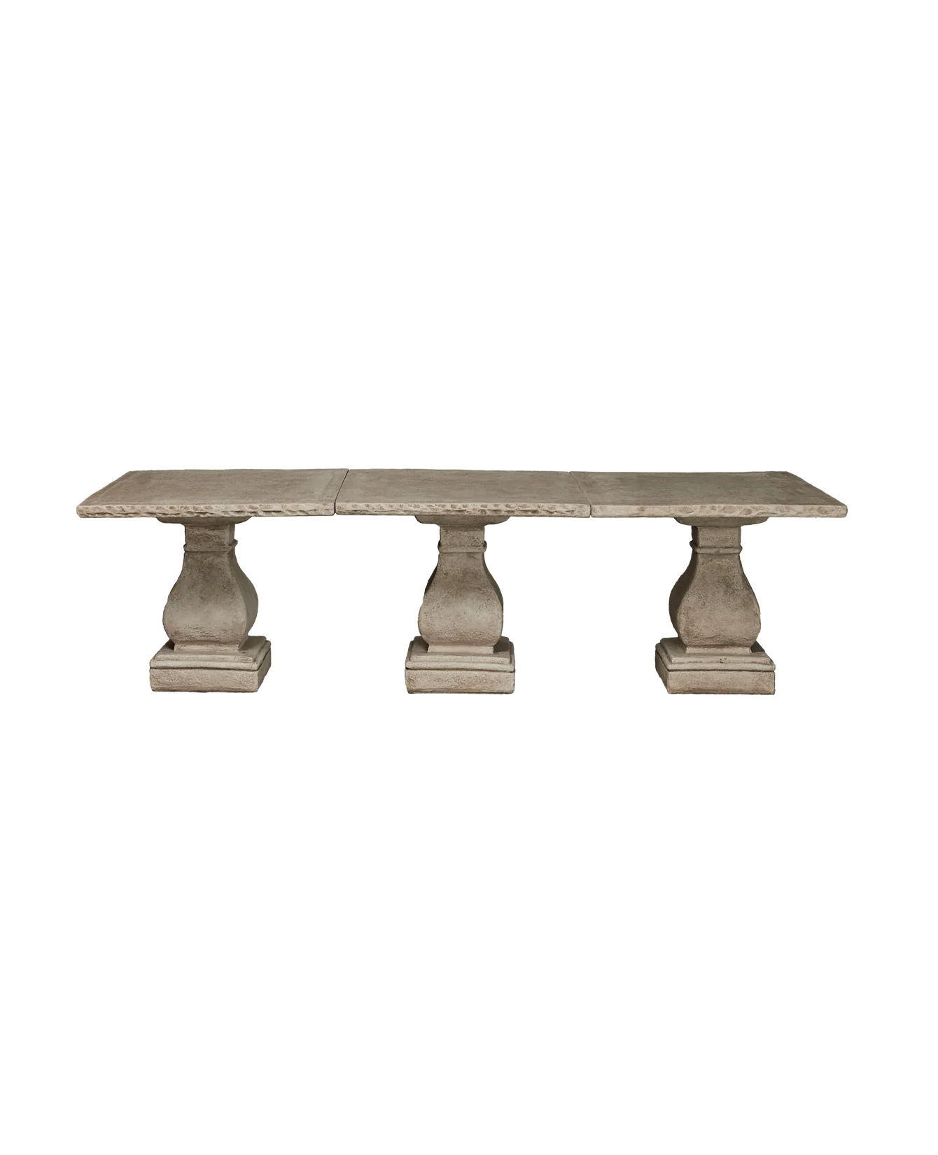 Cast Rectangle Dining Table - Hewn Edge - Image 3