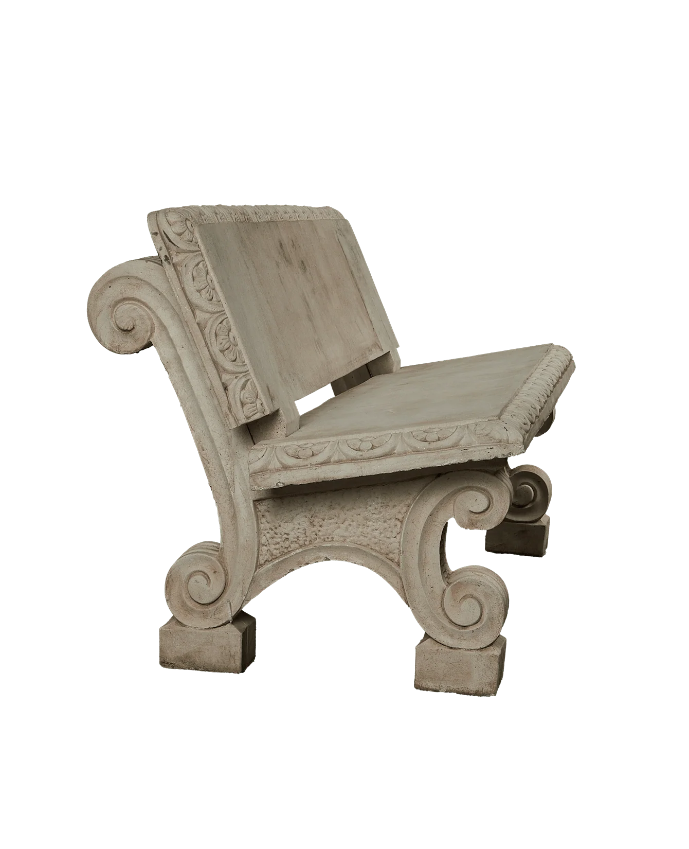 Cast Stone Park Bench - Image 3