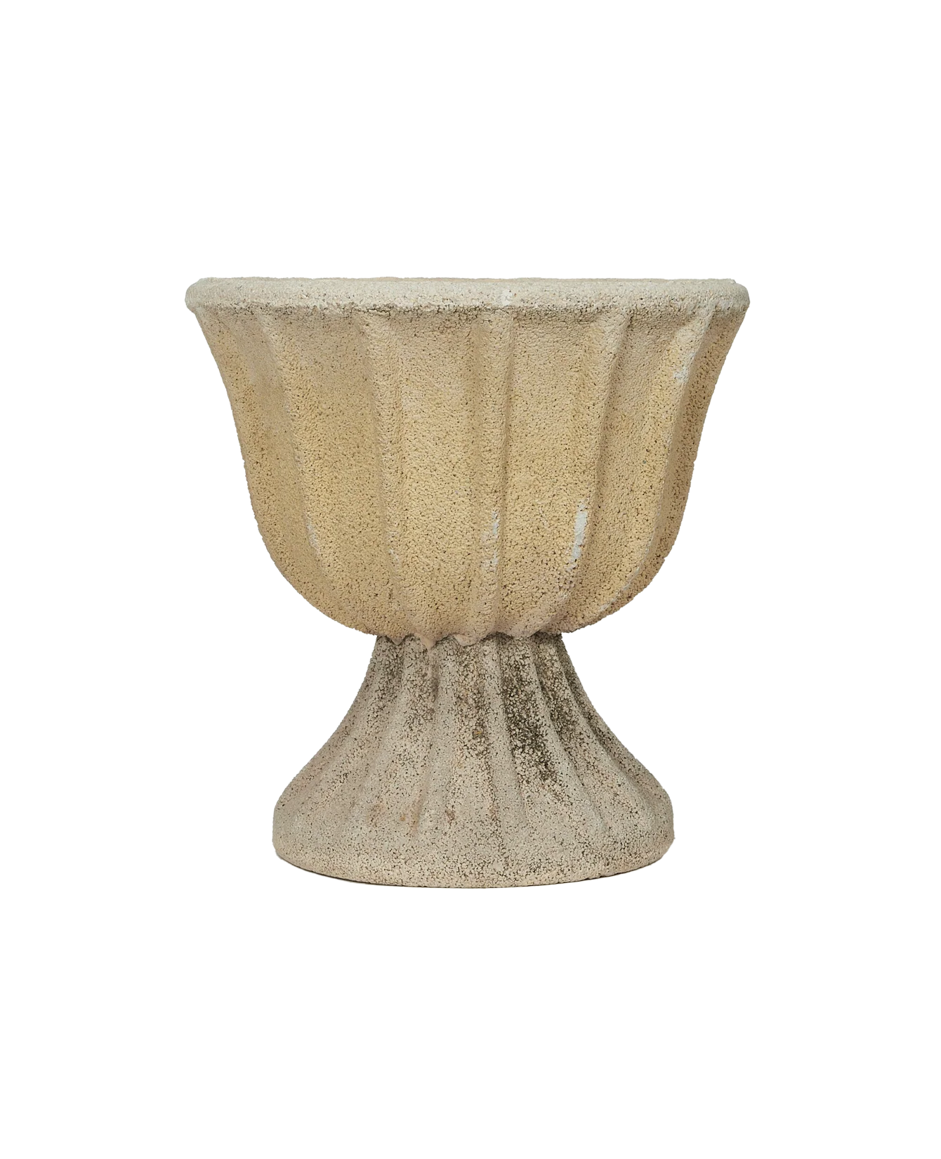 Cement Planter - Fluted Tilt - Image 2