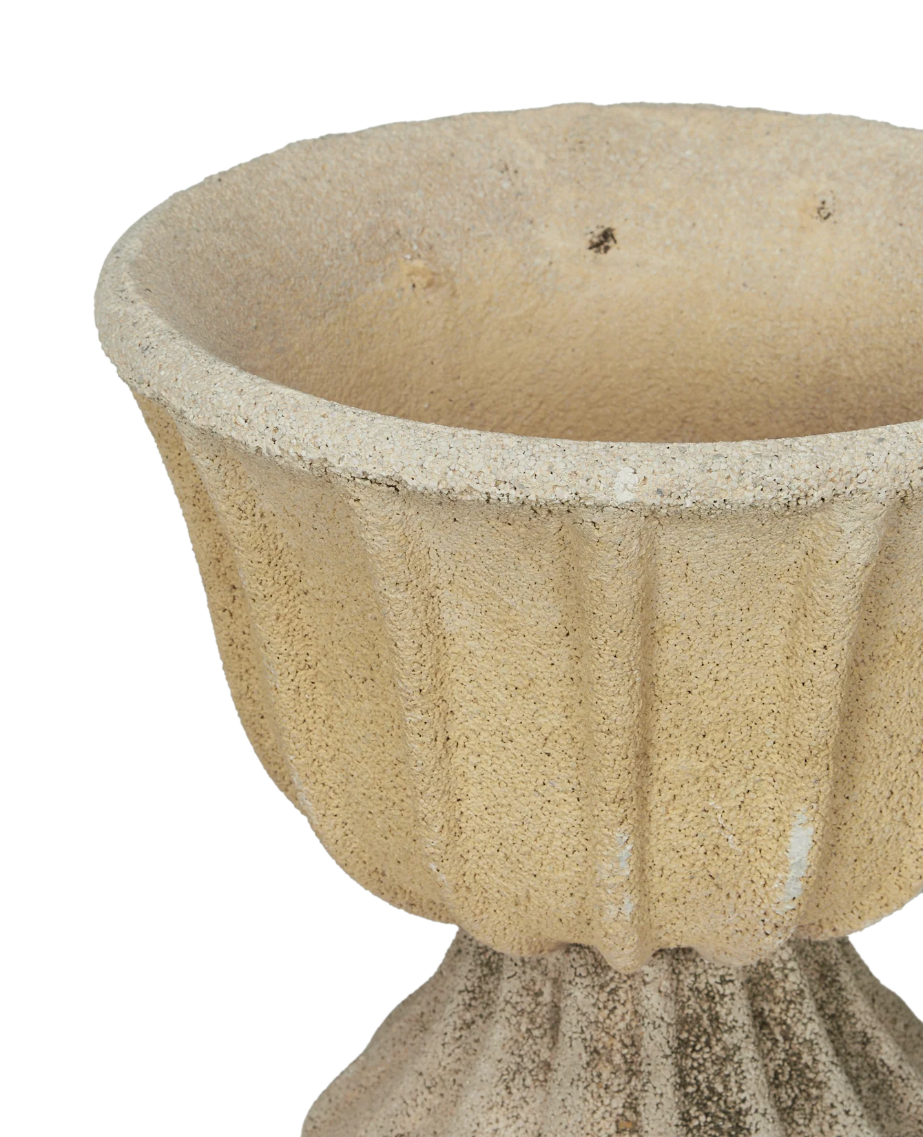 Cement Planter - Fluted Tilt - Image 3