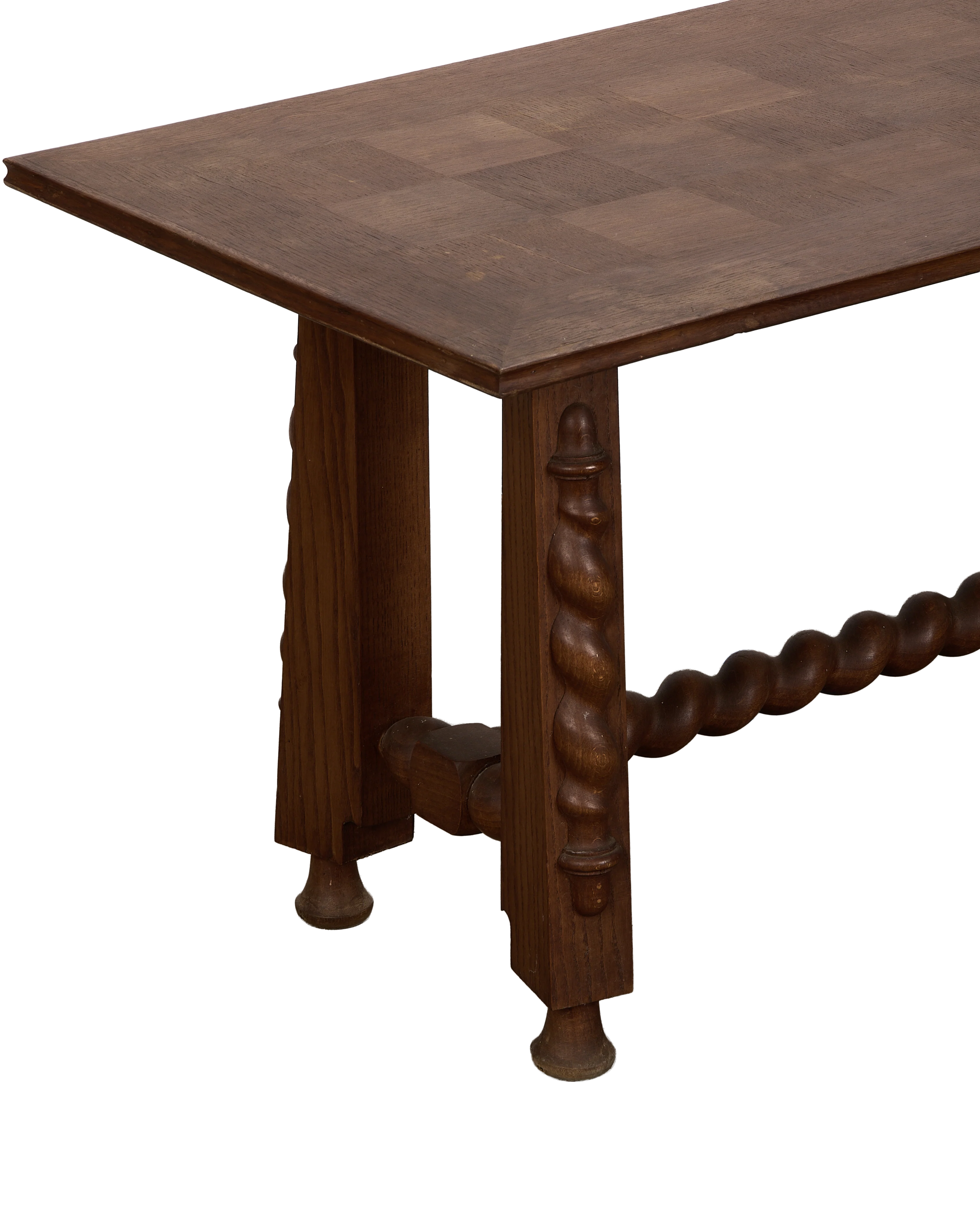 Checkered Barley Twist Coffee Table - Image 3