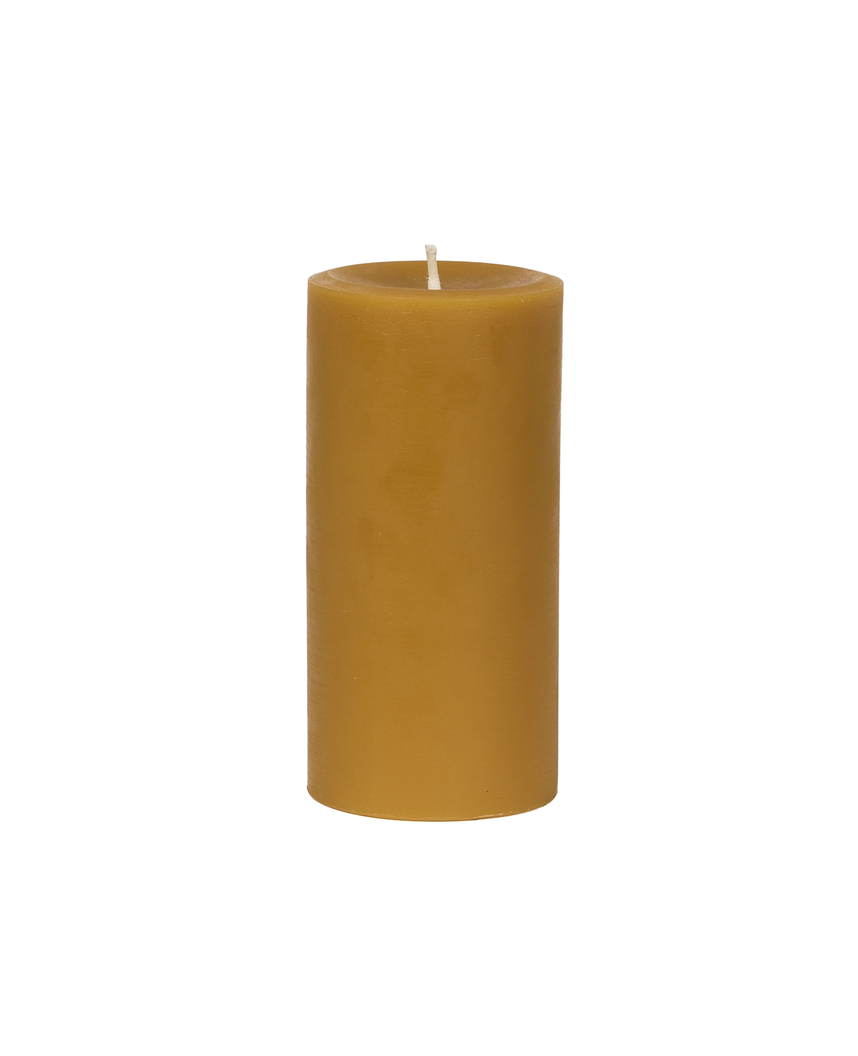 Classic Beeswax Pillar Candle - Natural - Image 3