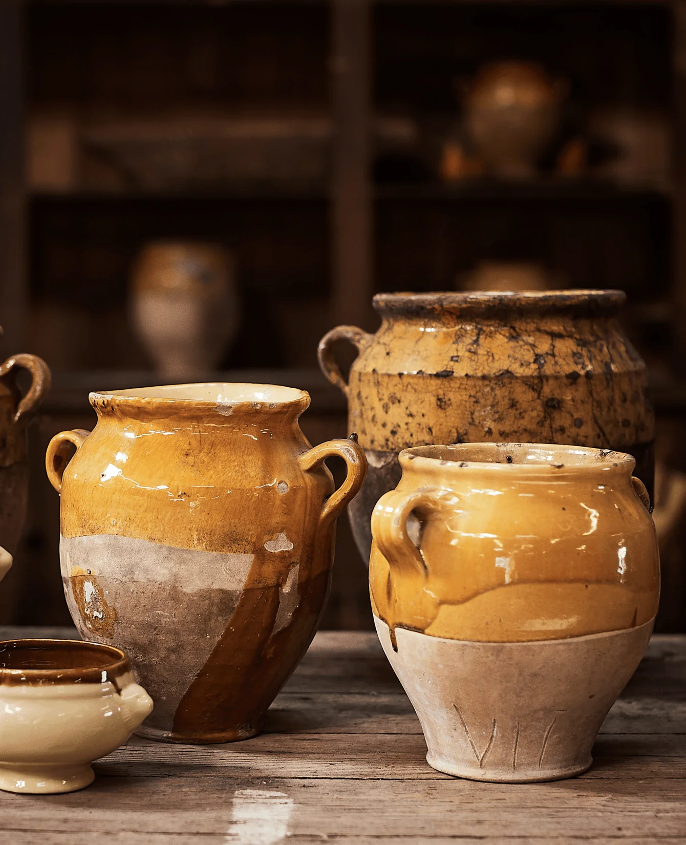 Confit Jar - Yellow Ochre Glaze Assorted - Image 4