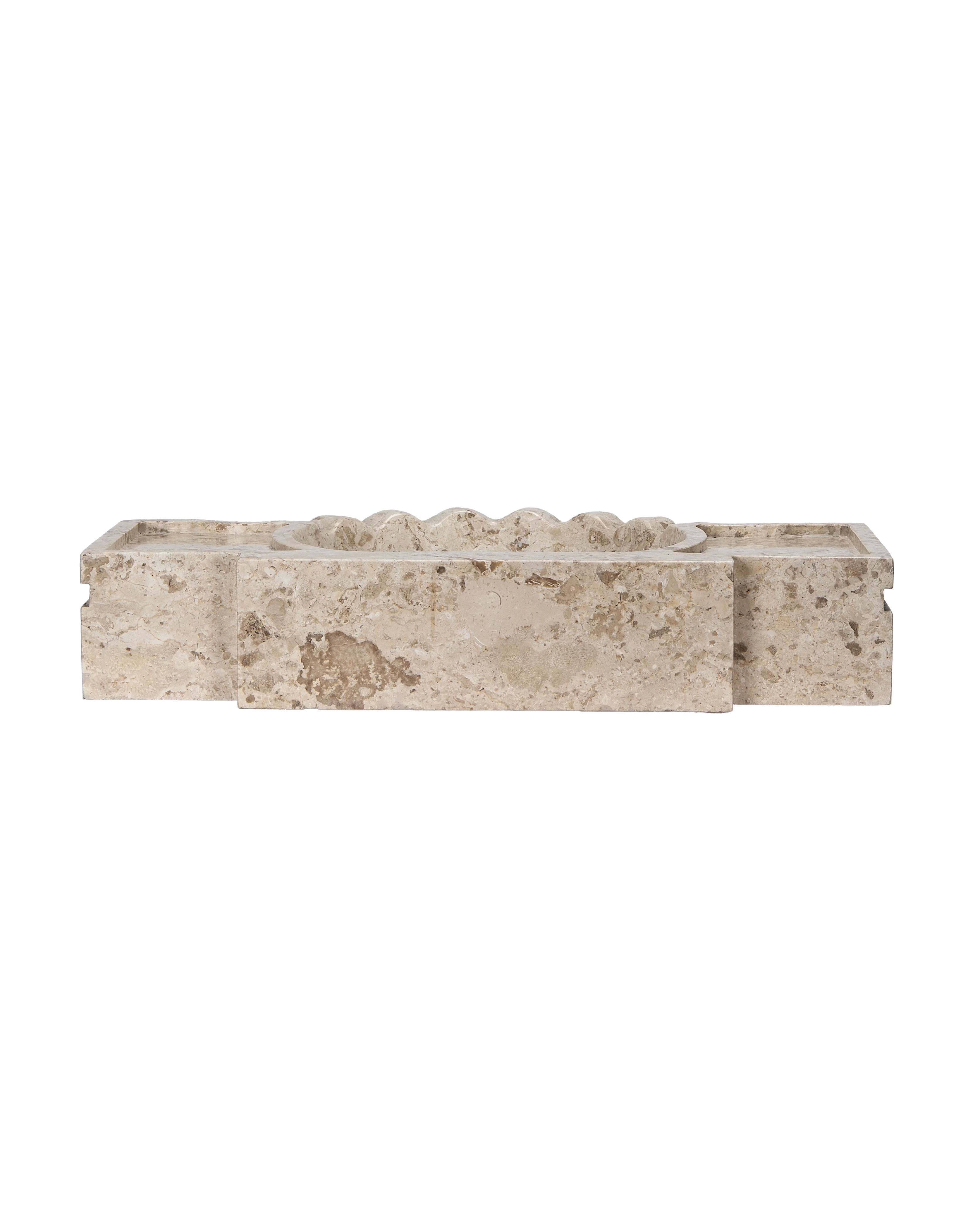 Console Marble Sink - Cream - Image 3