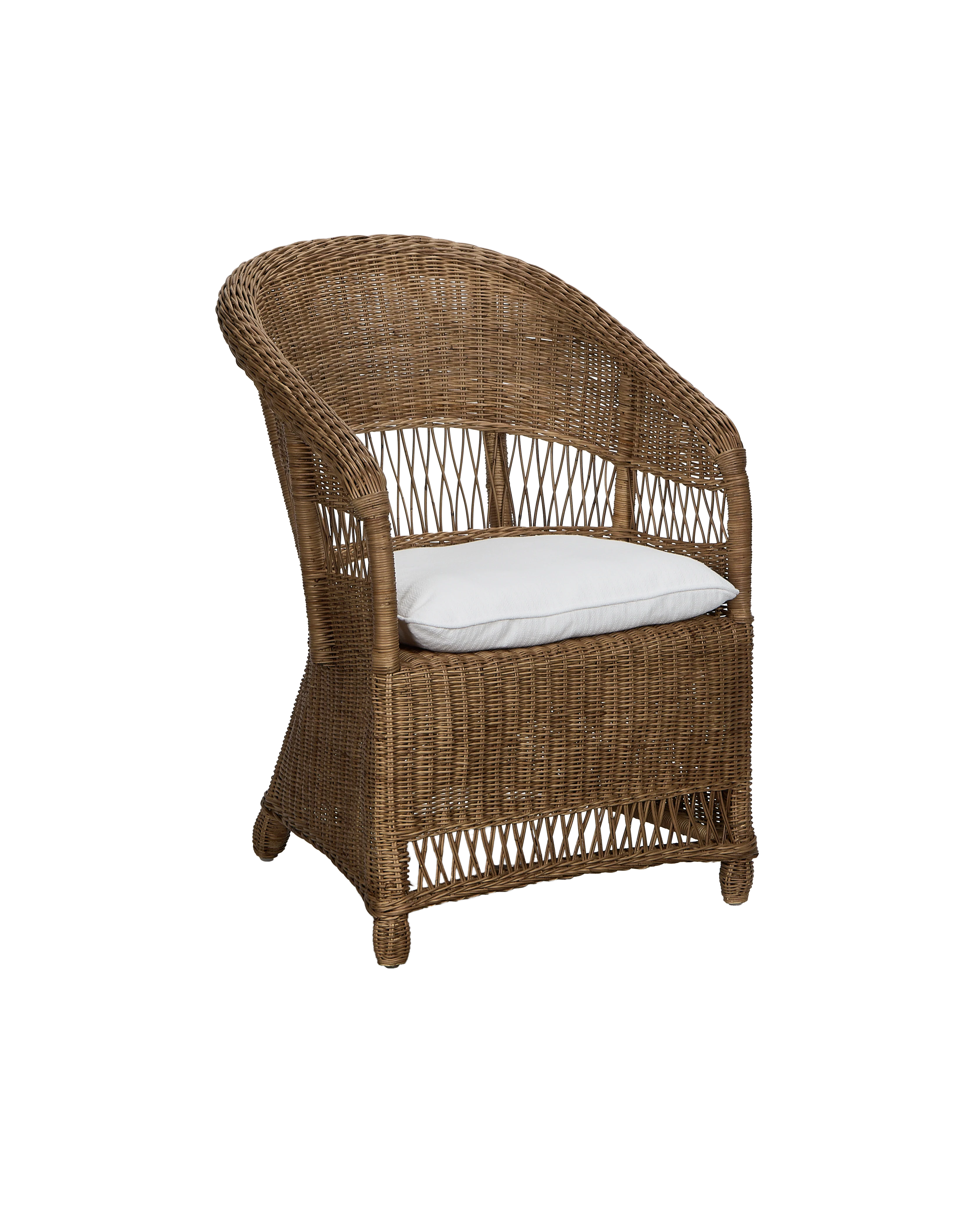 Cradle Rattan Dining Armchair