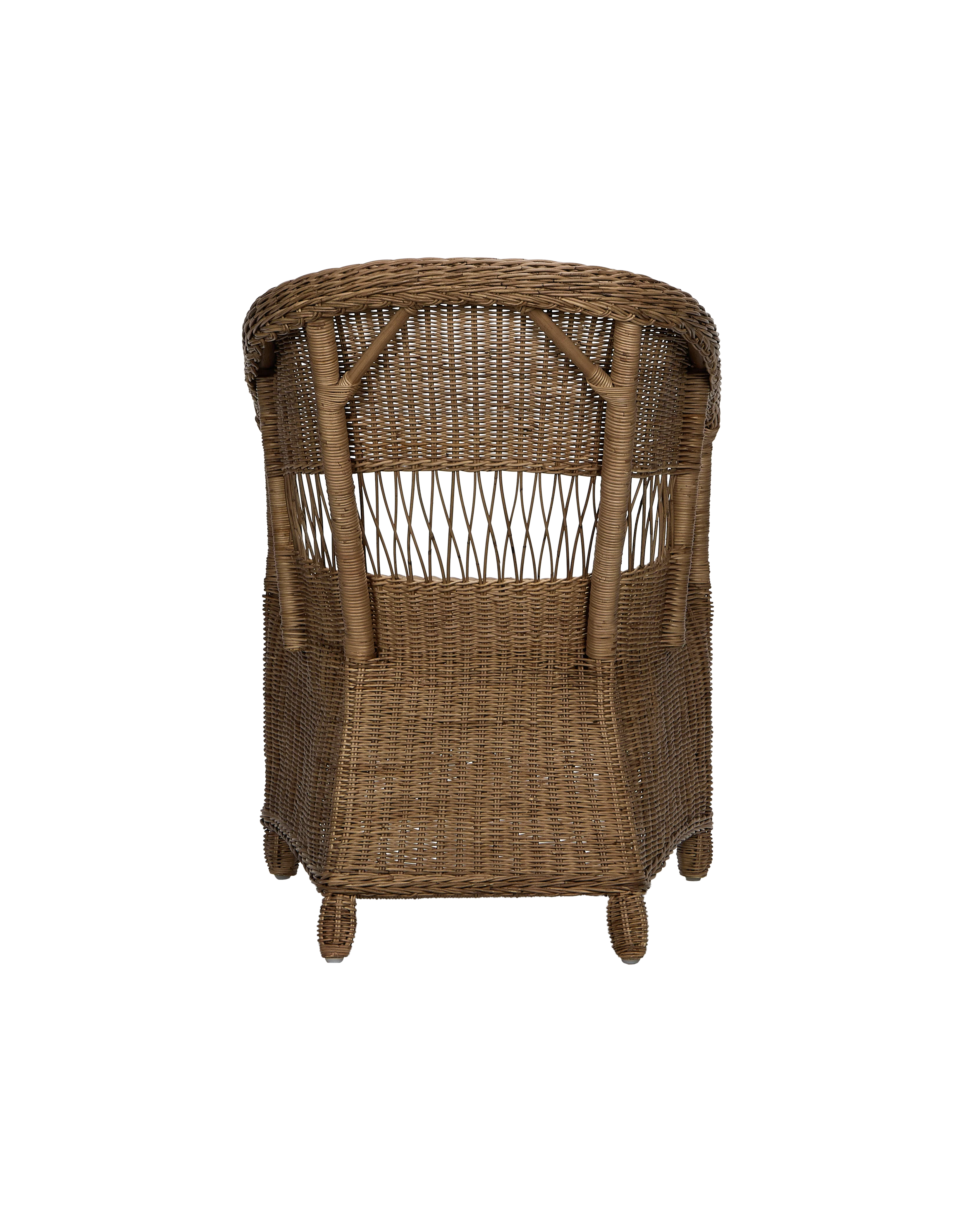 Cradle Rattan Dining Armchair - Image 6