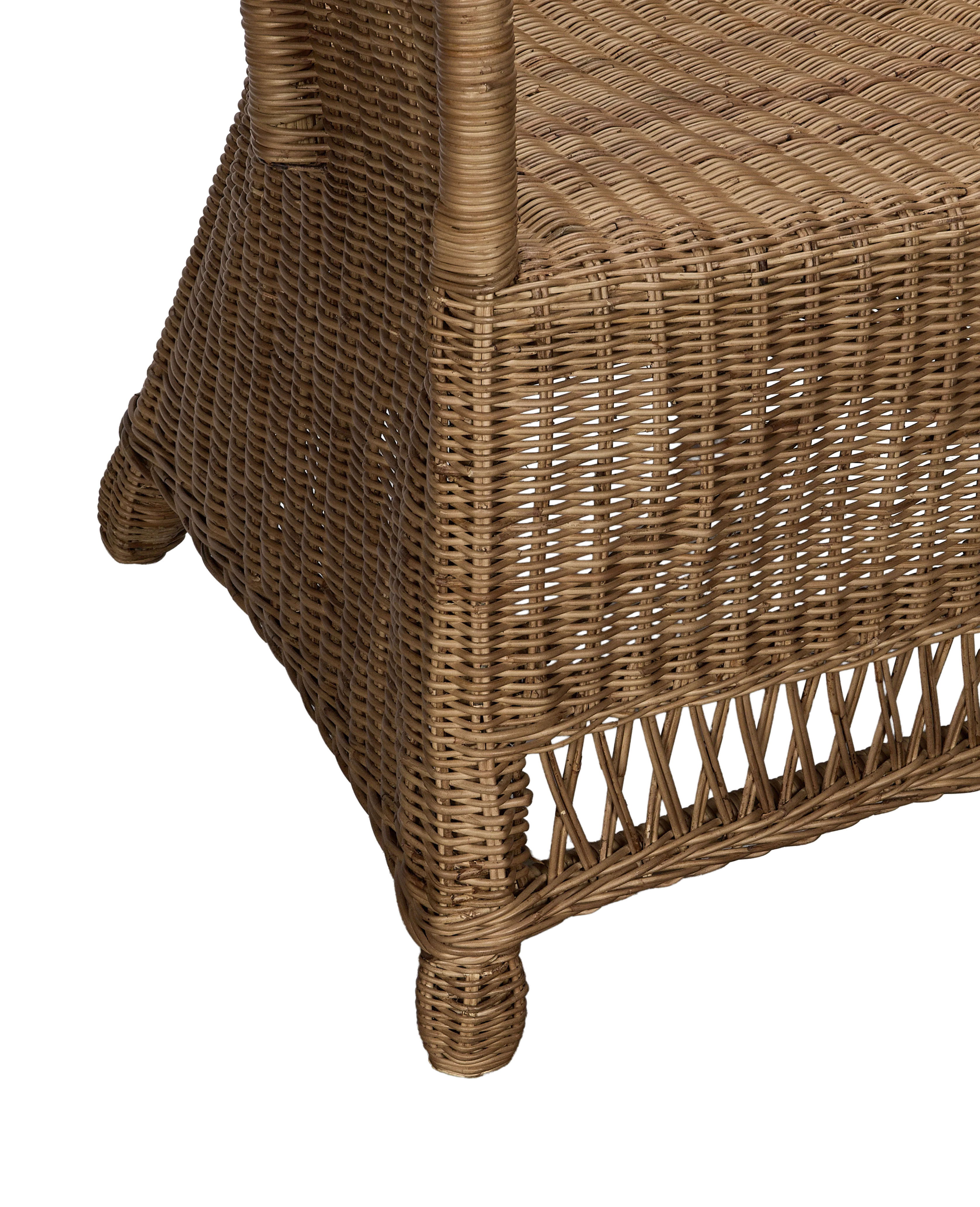 Cradle Rattan Dining Armchair - Image 8