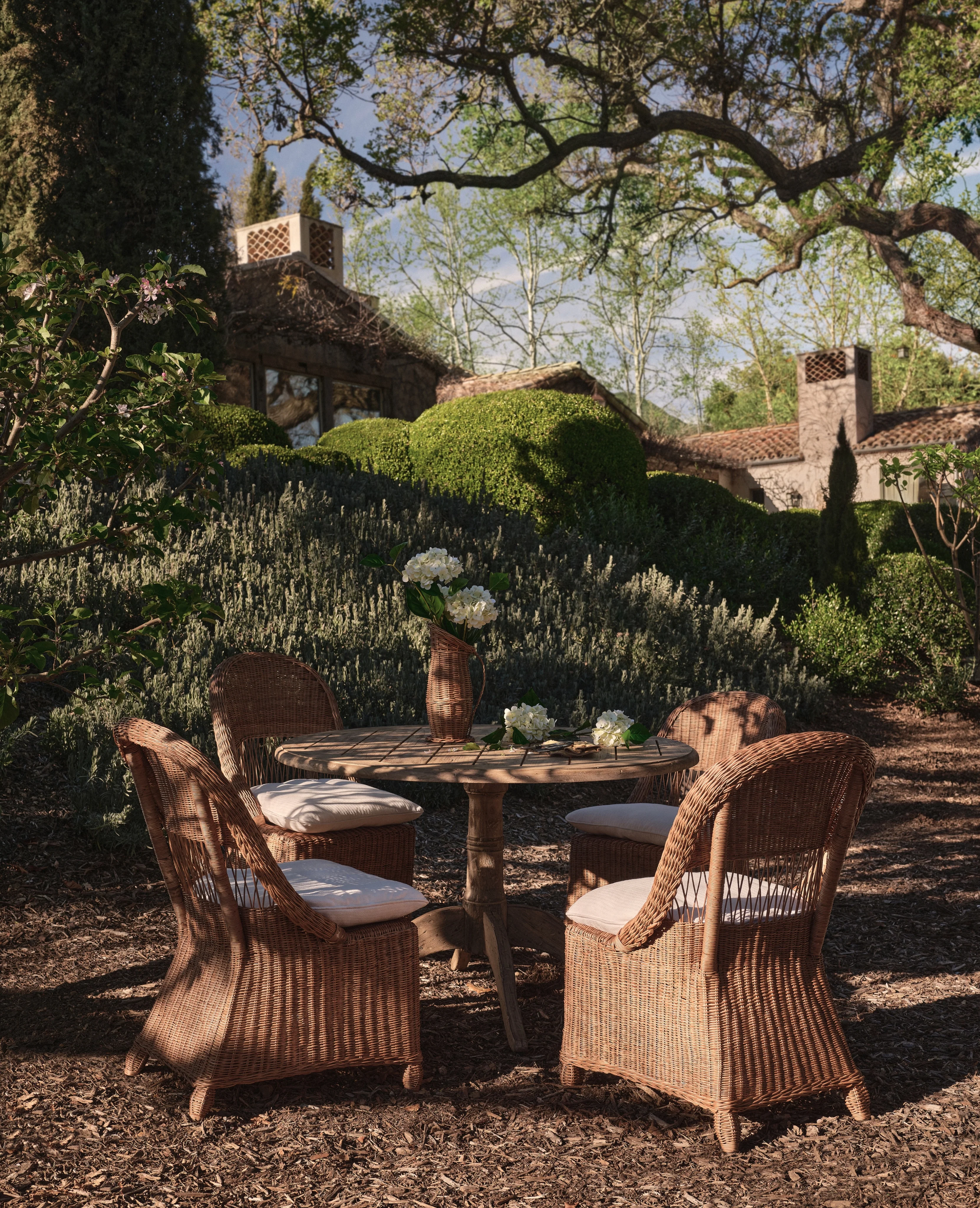 Cradle Rattan Dining Chair - Image 11