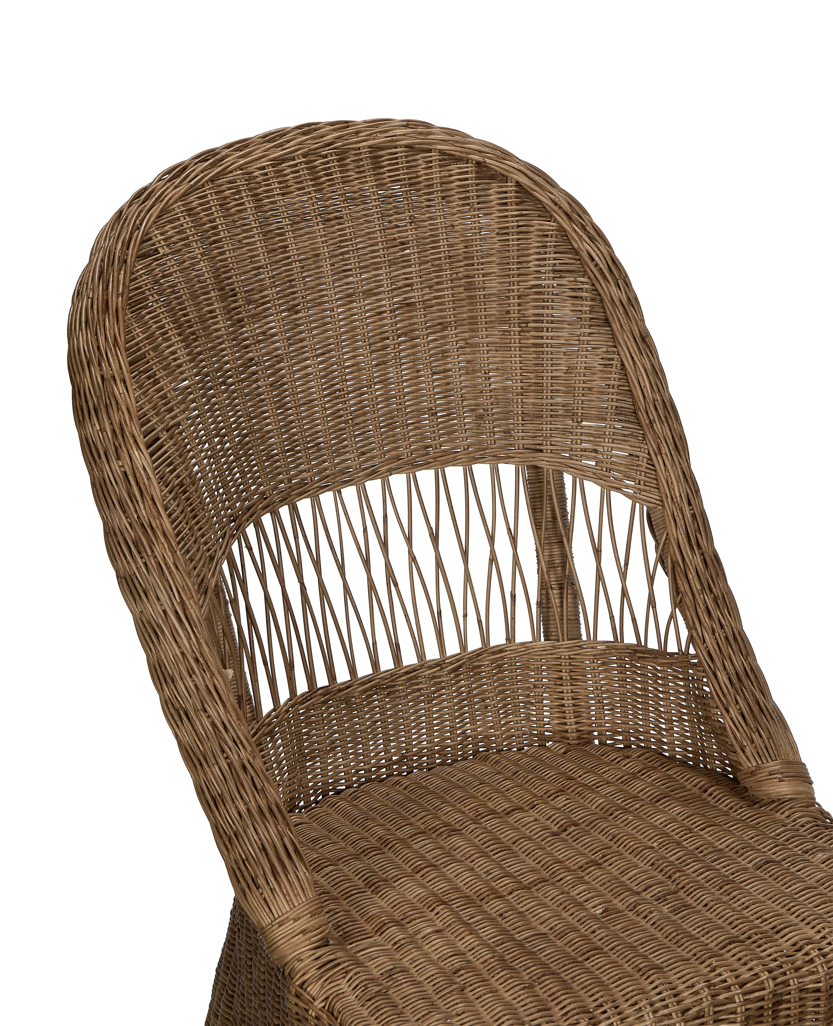 Cradle Rattan Dining Chair - Image 8