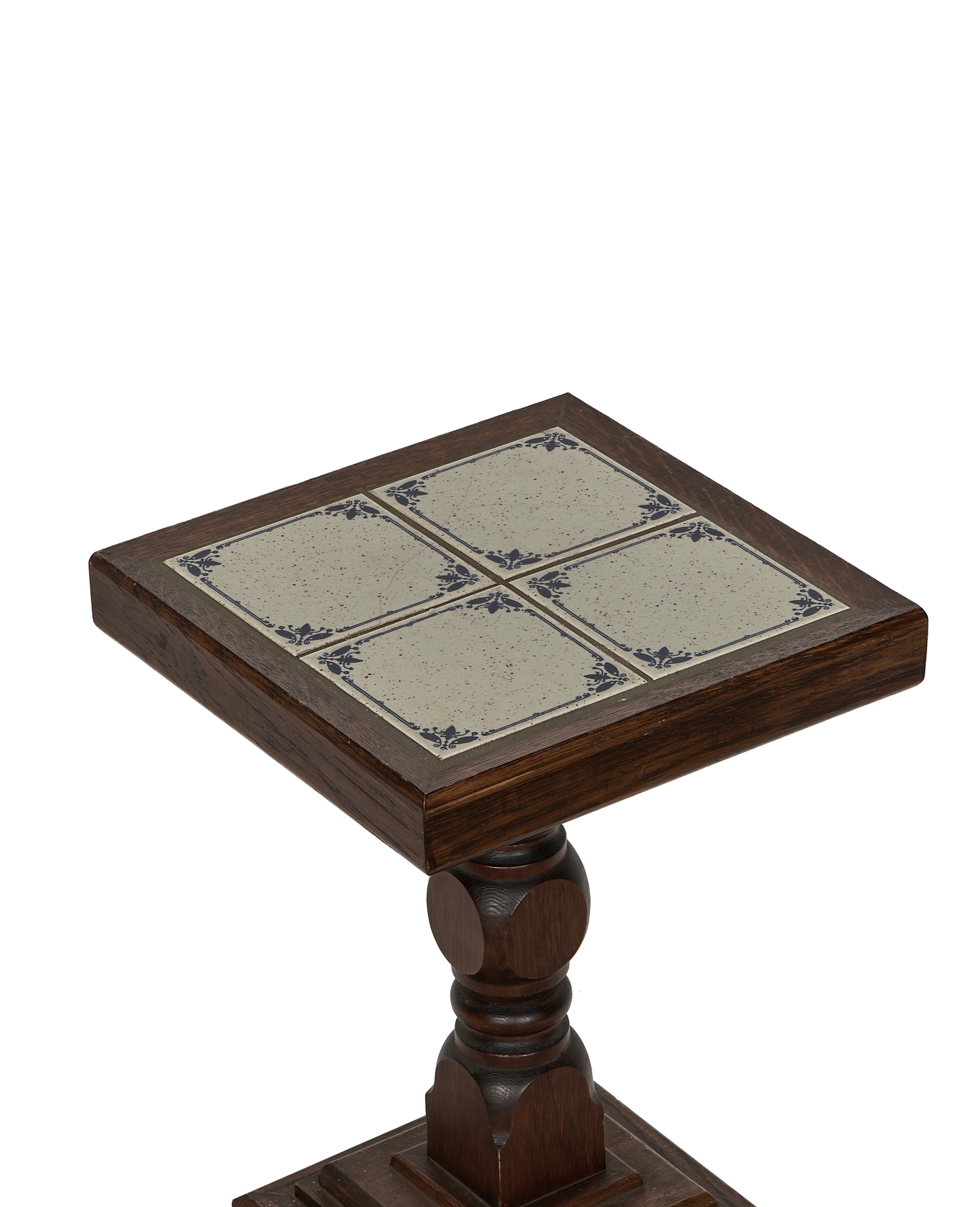 Delft Tile Side Table - Image 4