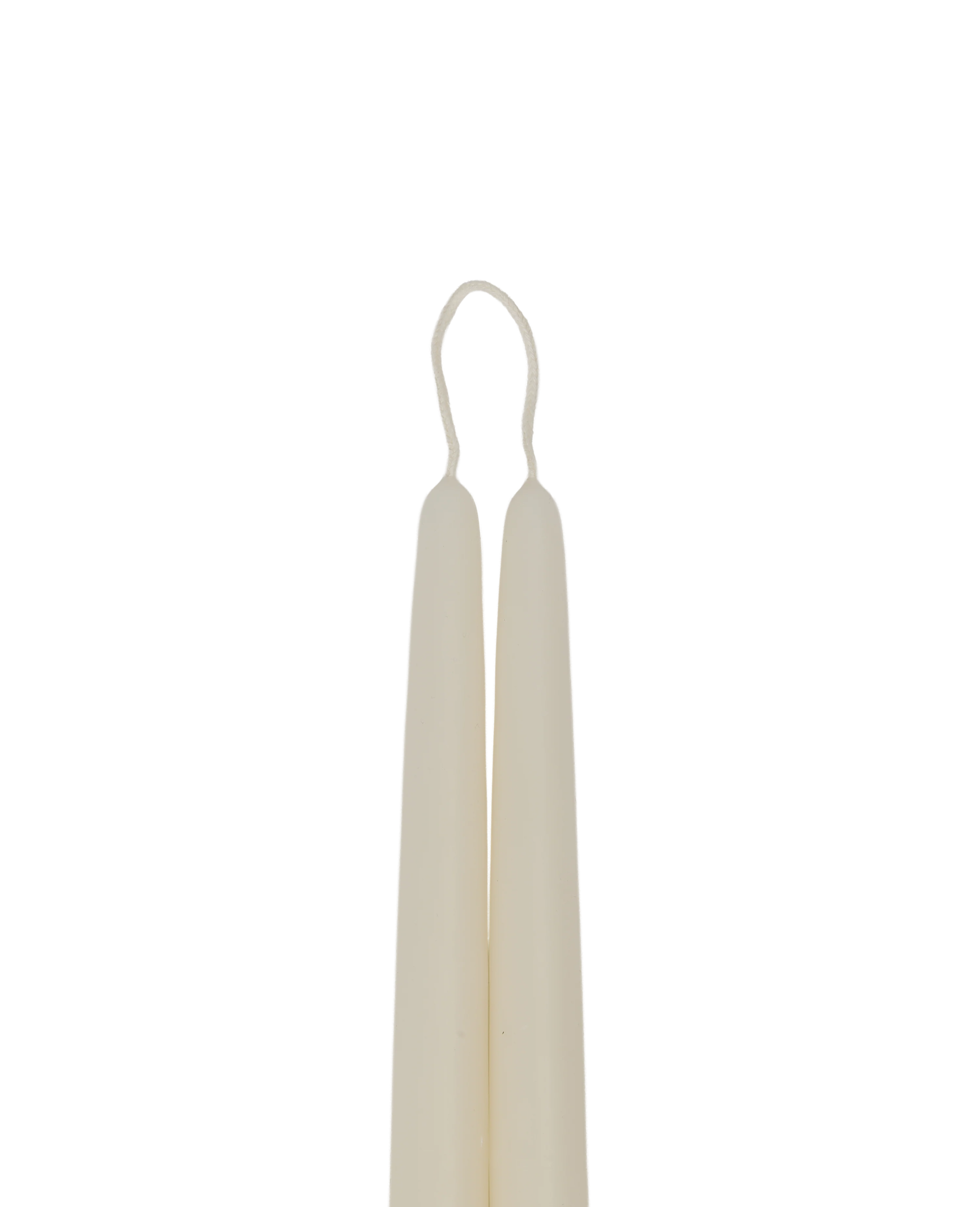 Drippy Beeswax Taper Candle - Ivory - Image 4