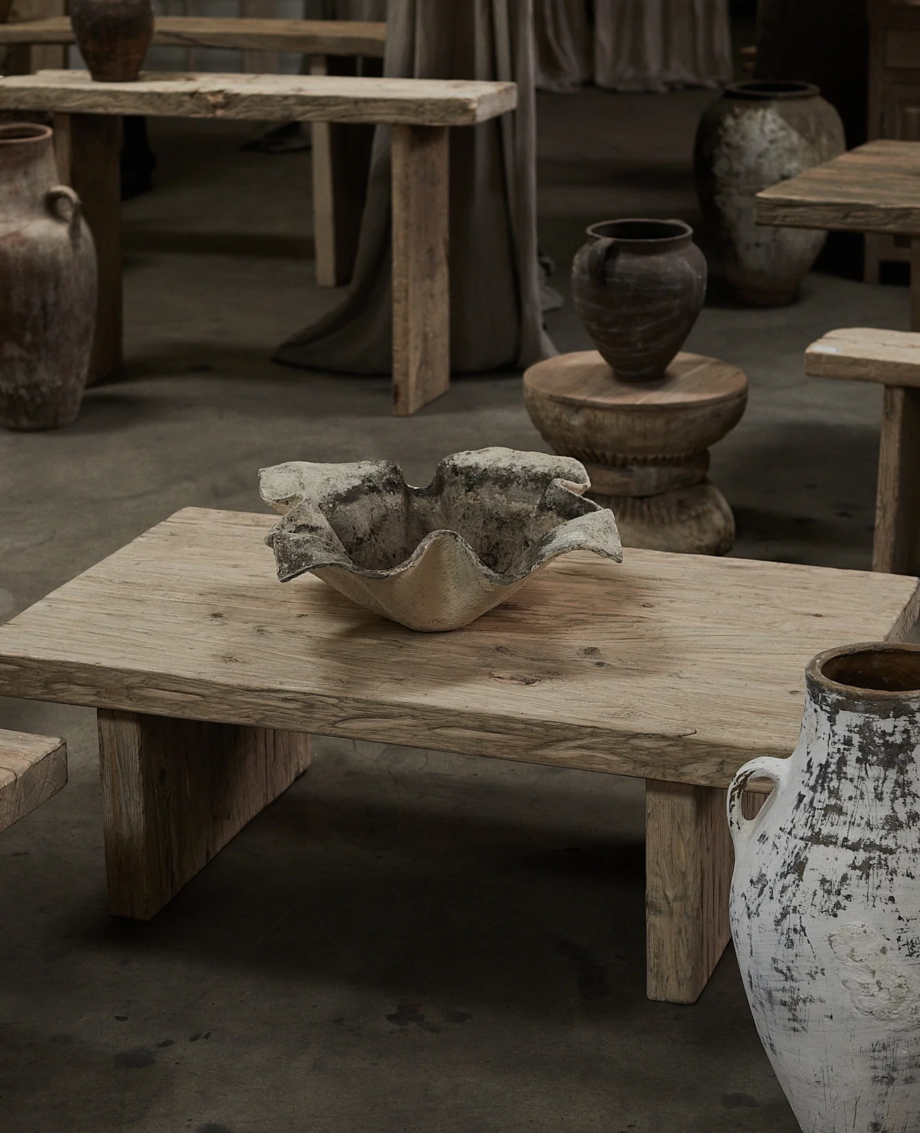Elm Coffee Table - Bleached - Image 3