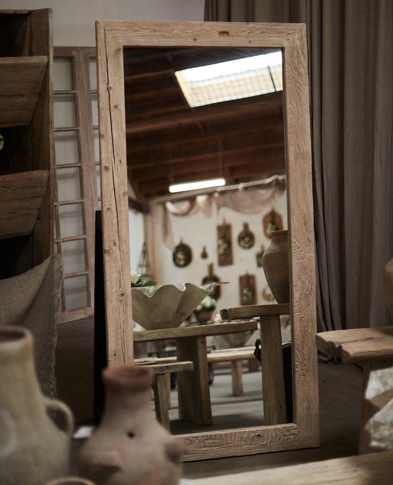 Elm Mirror - Bleached - Image 4