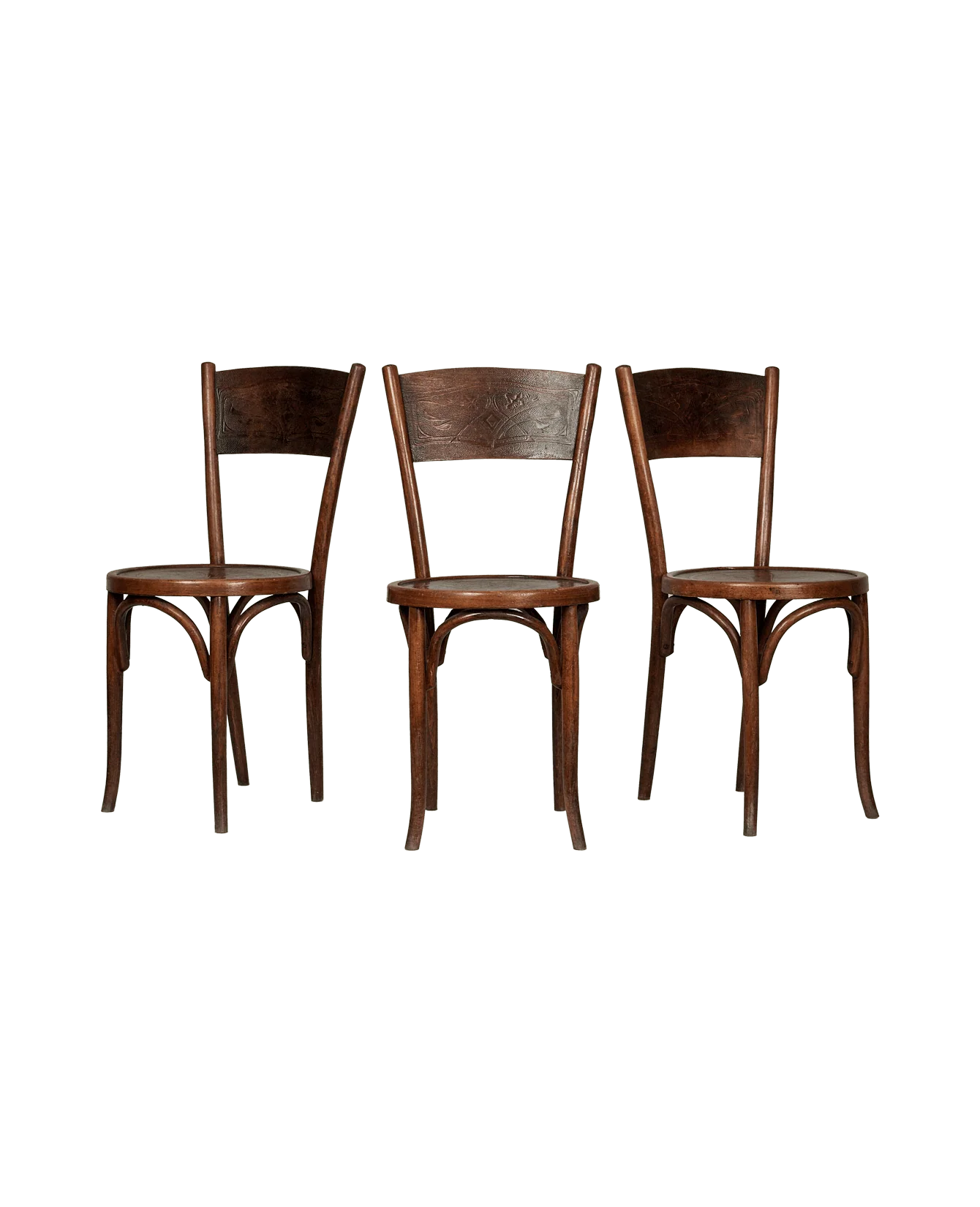 Embossed Wood Chair - Image 6