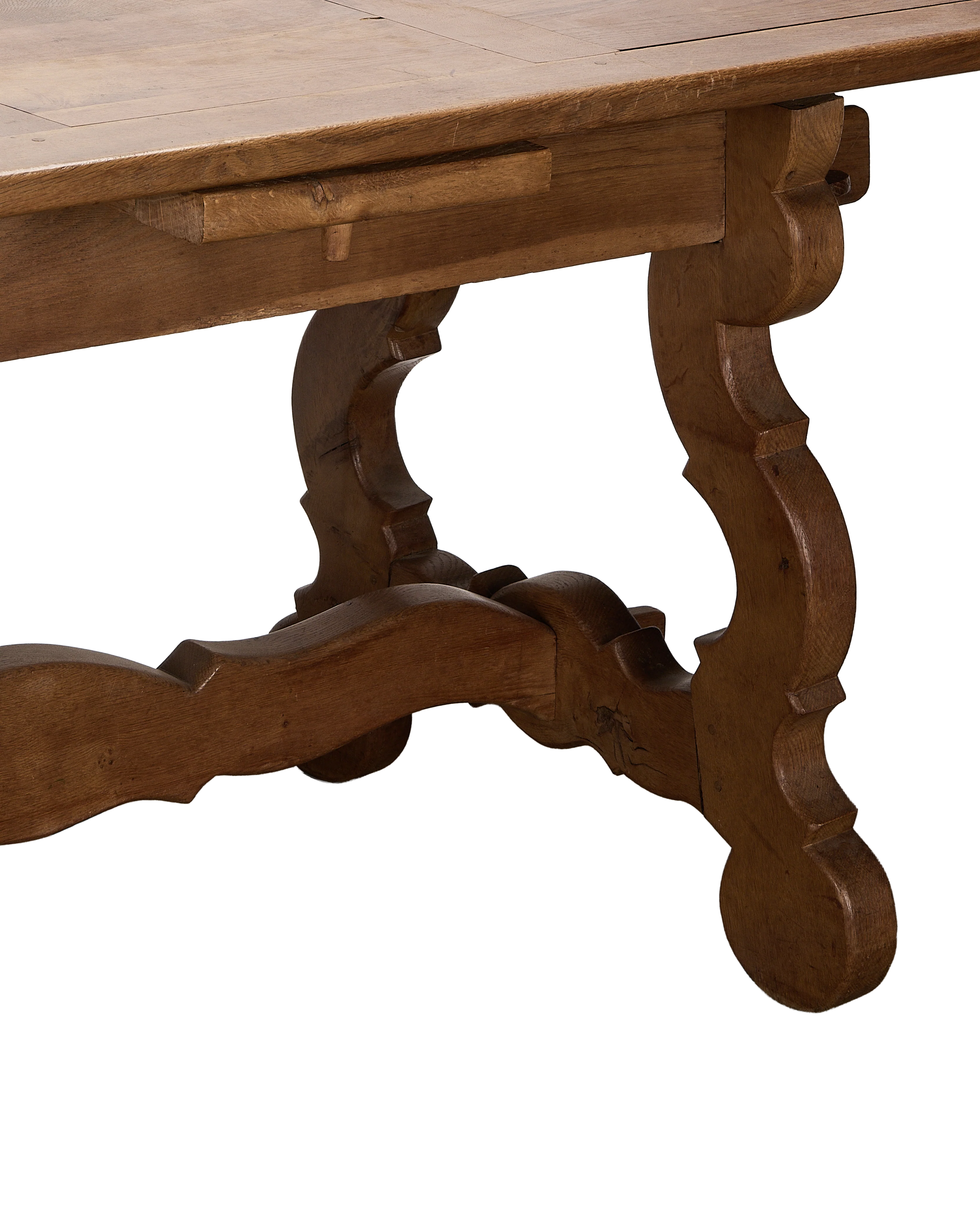 Refectory Extendable Dining Table - Image 4
