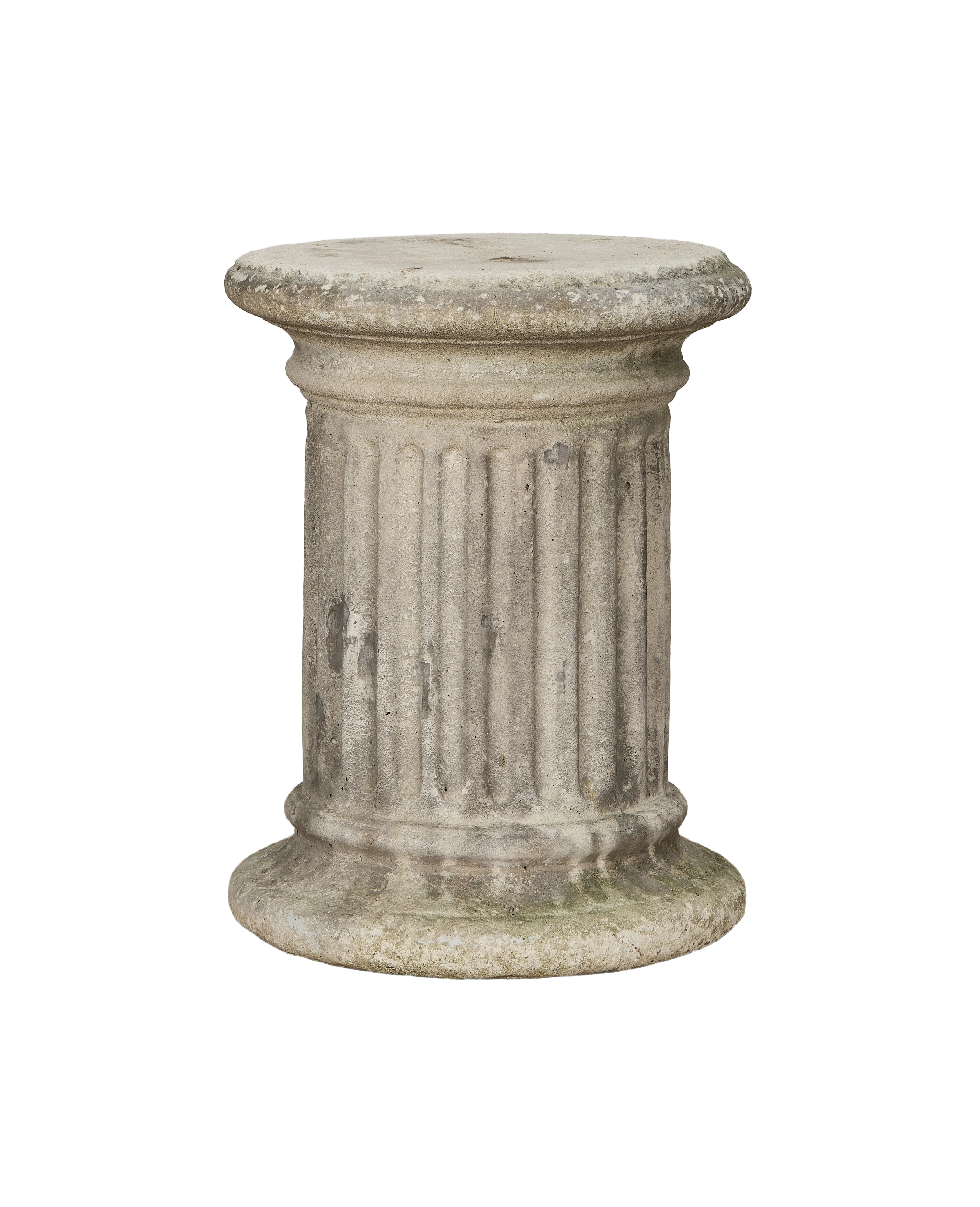 Fluted Stone Garden Pedestal - Image 2