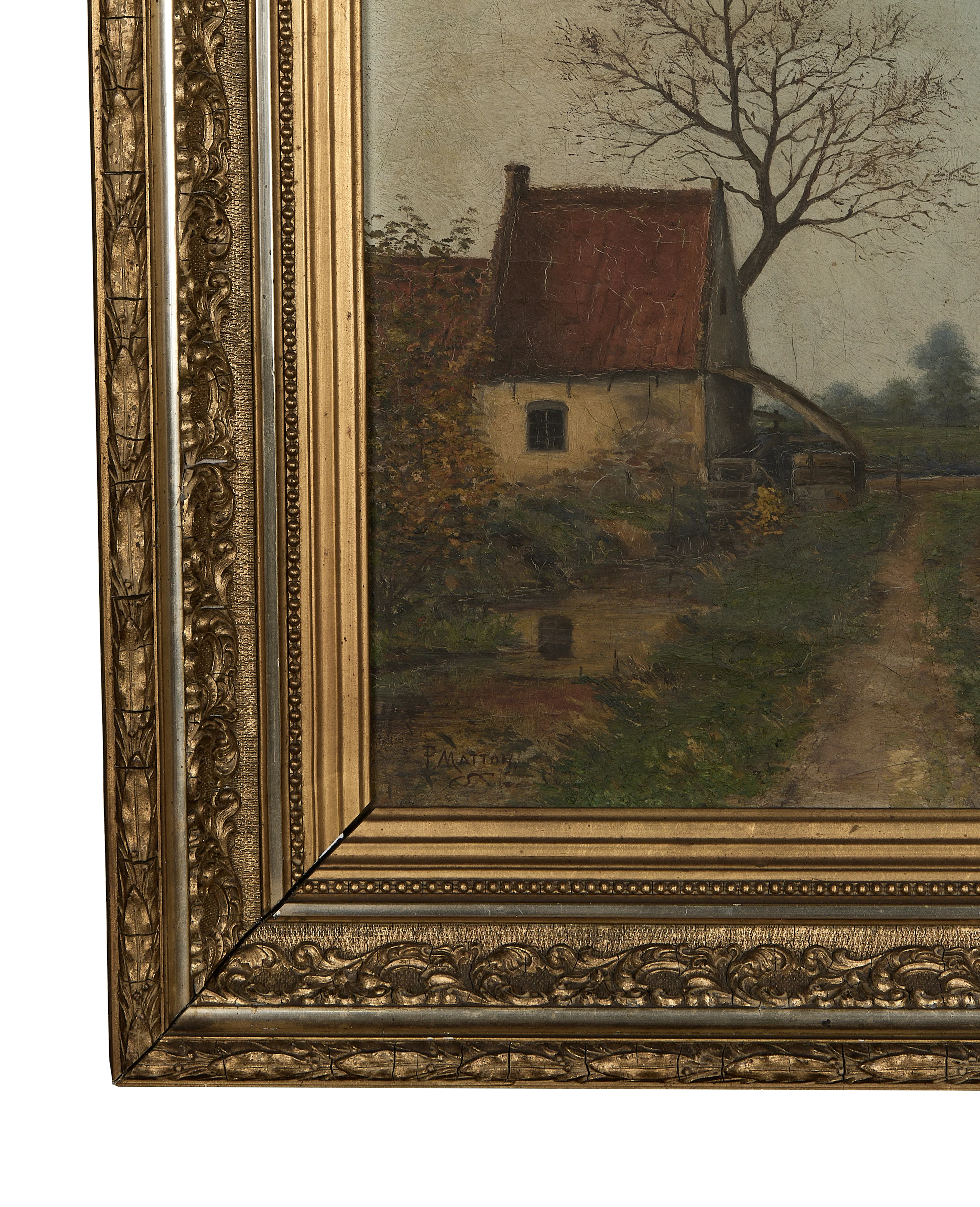 Framed Landscape Painting - Image 2