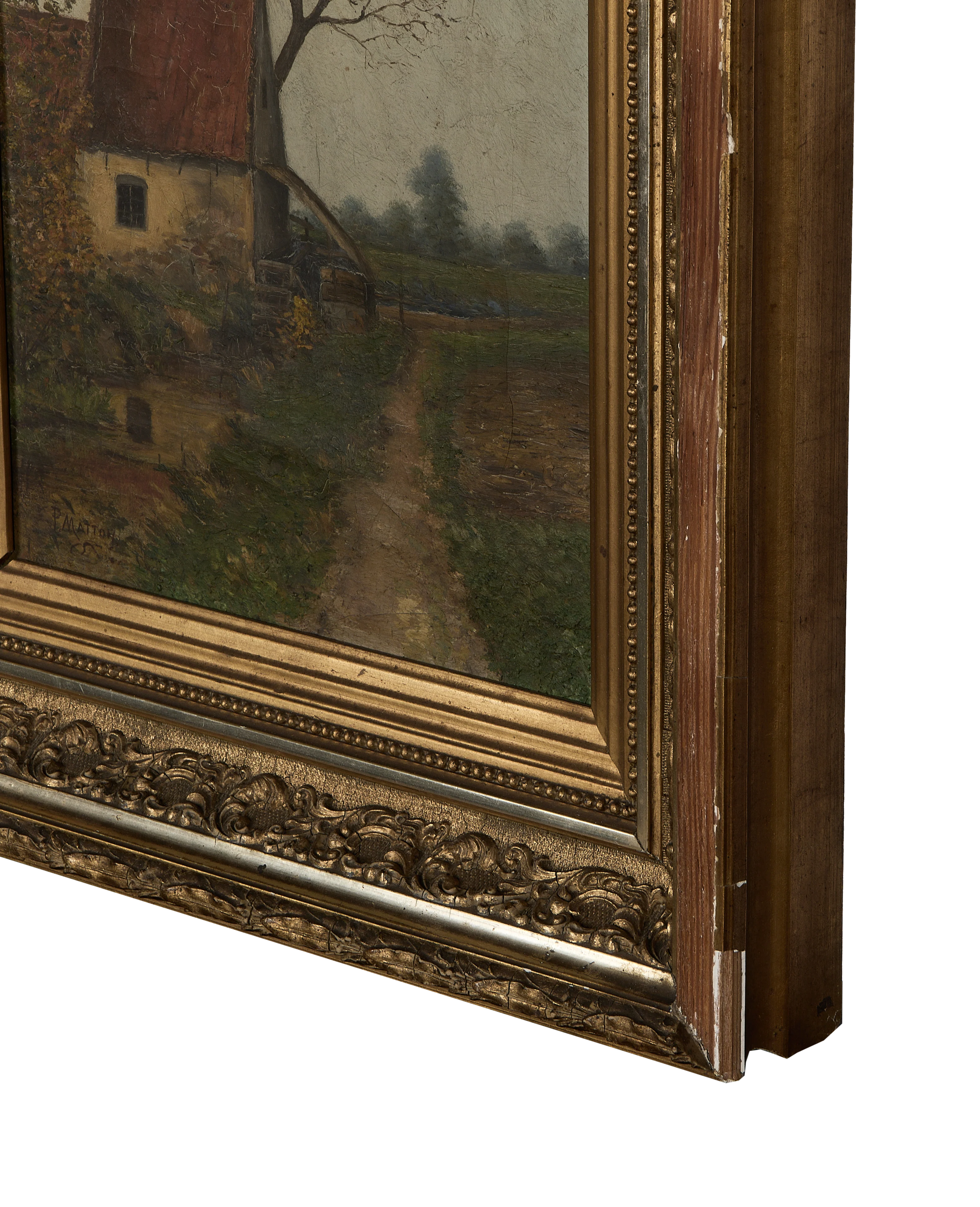 Framed Landscape Painting - Image 3