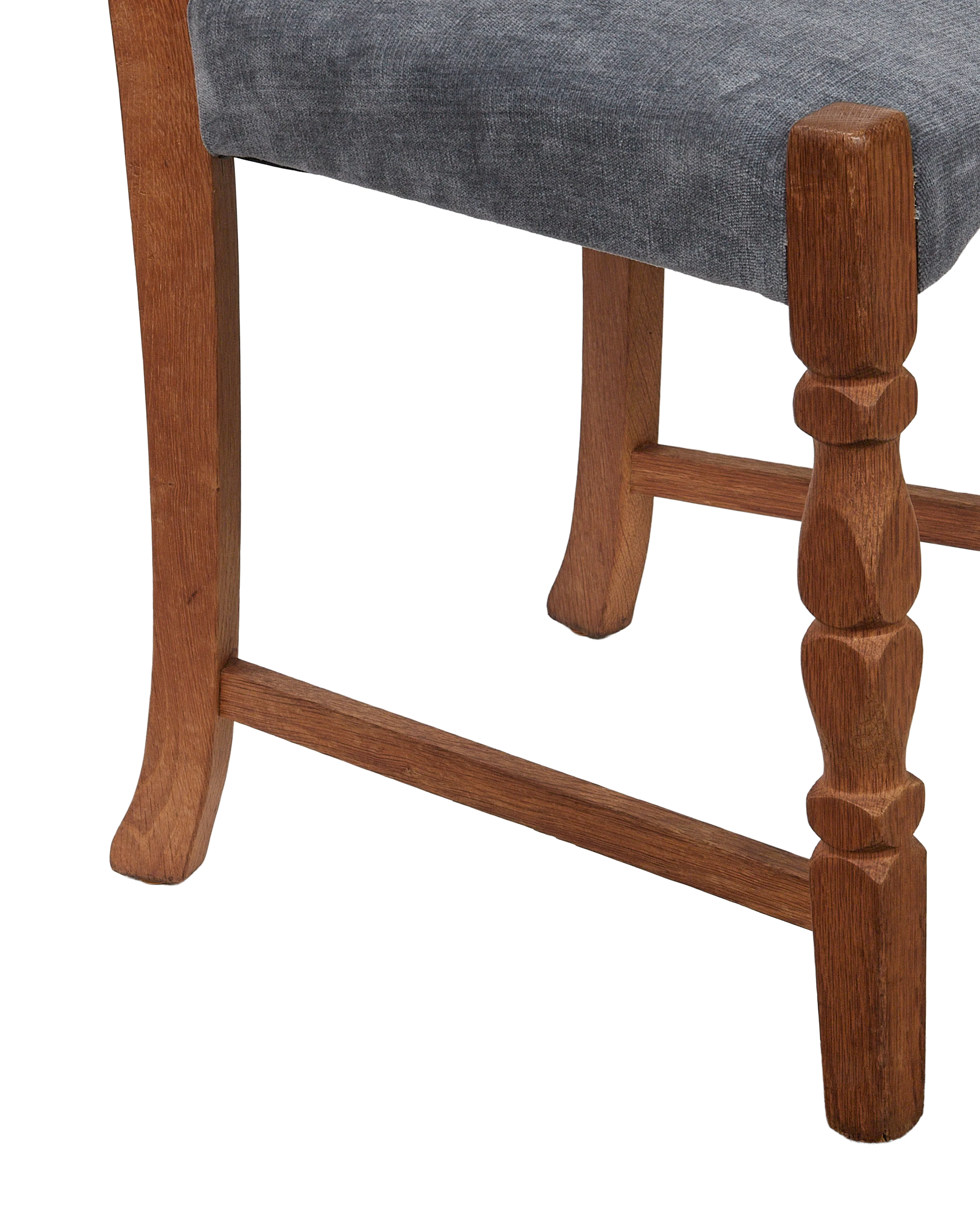 Henning Style Chair - Cut Clover Dusty Blue - Image 7
