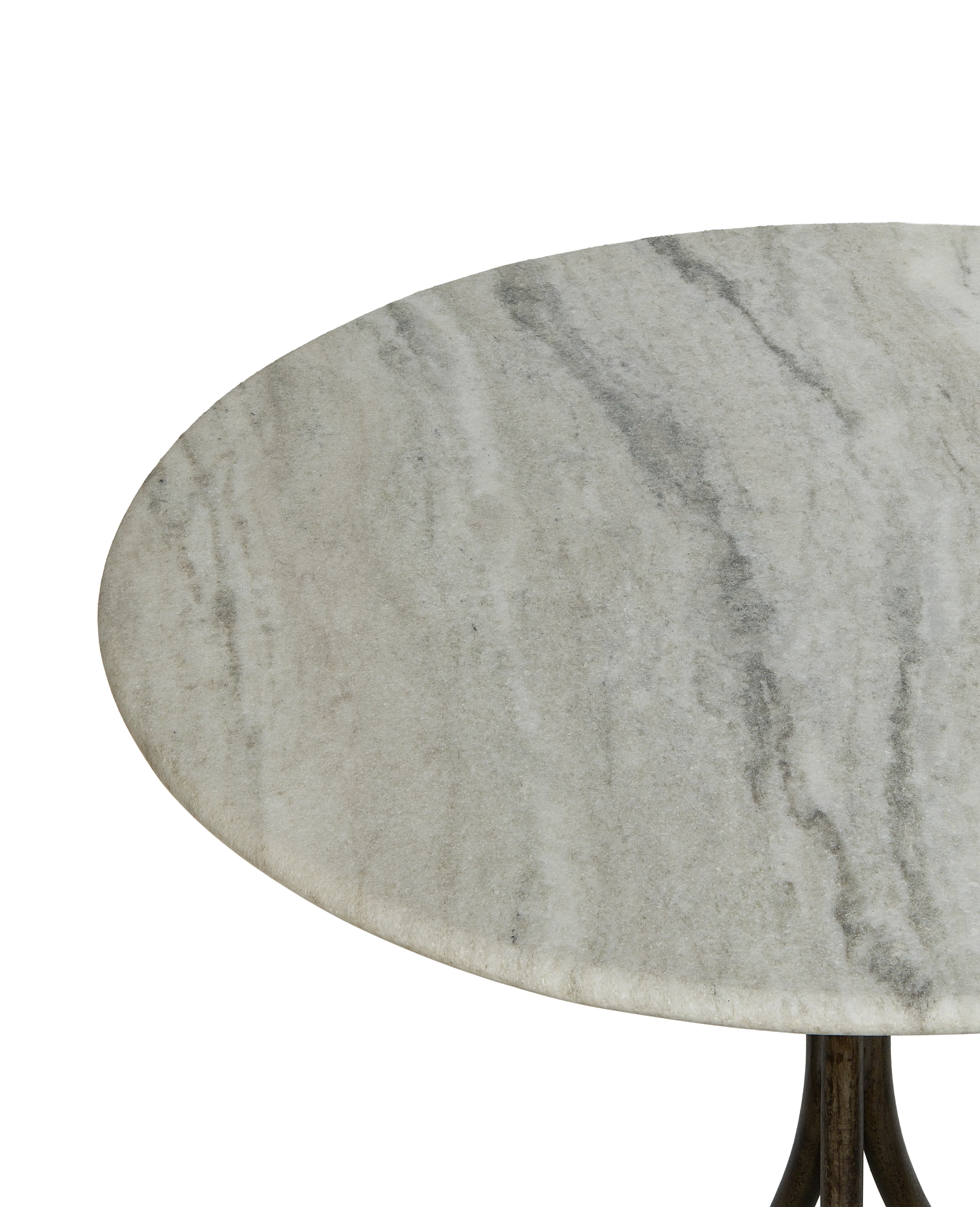 L'Amour Marble Bistro Table - Ash - Image 3