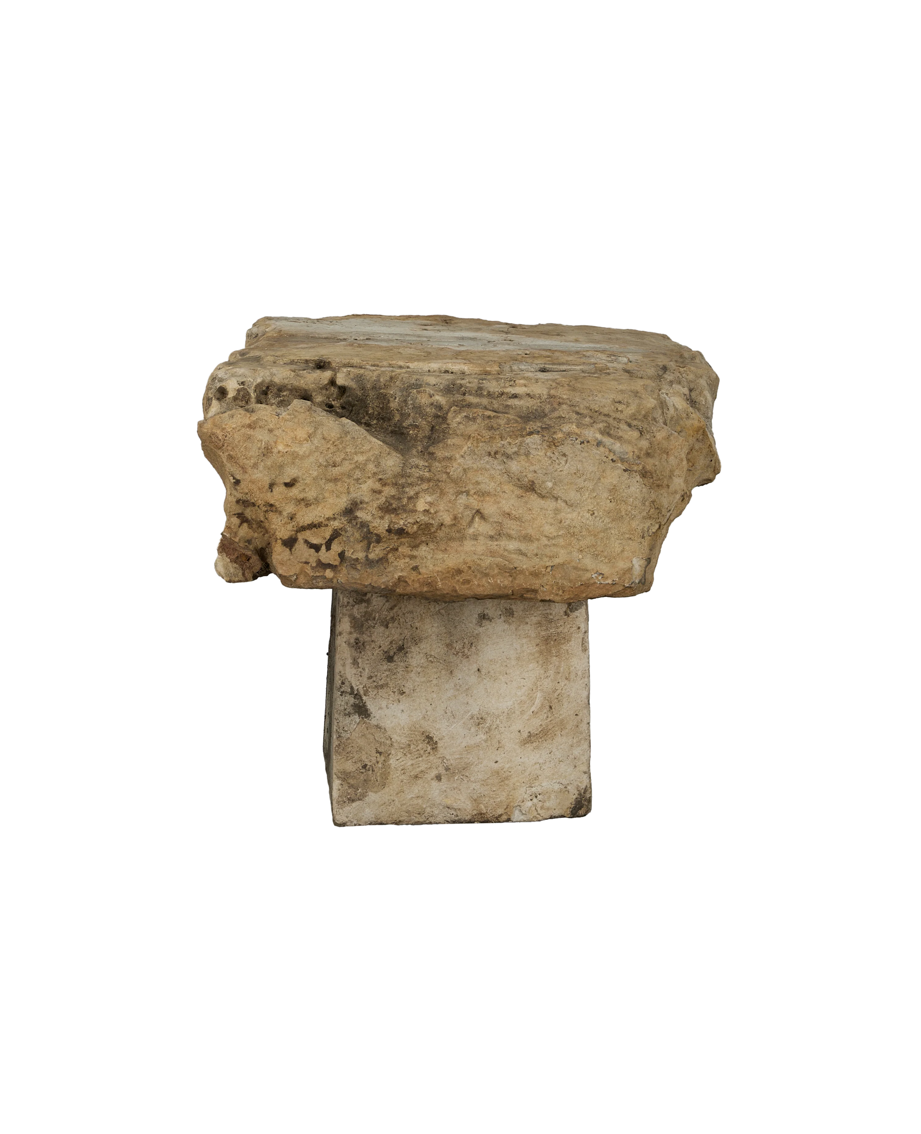 Limestone Table - 2 Piece - Image 3