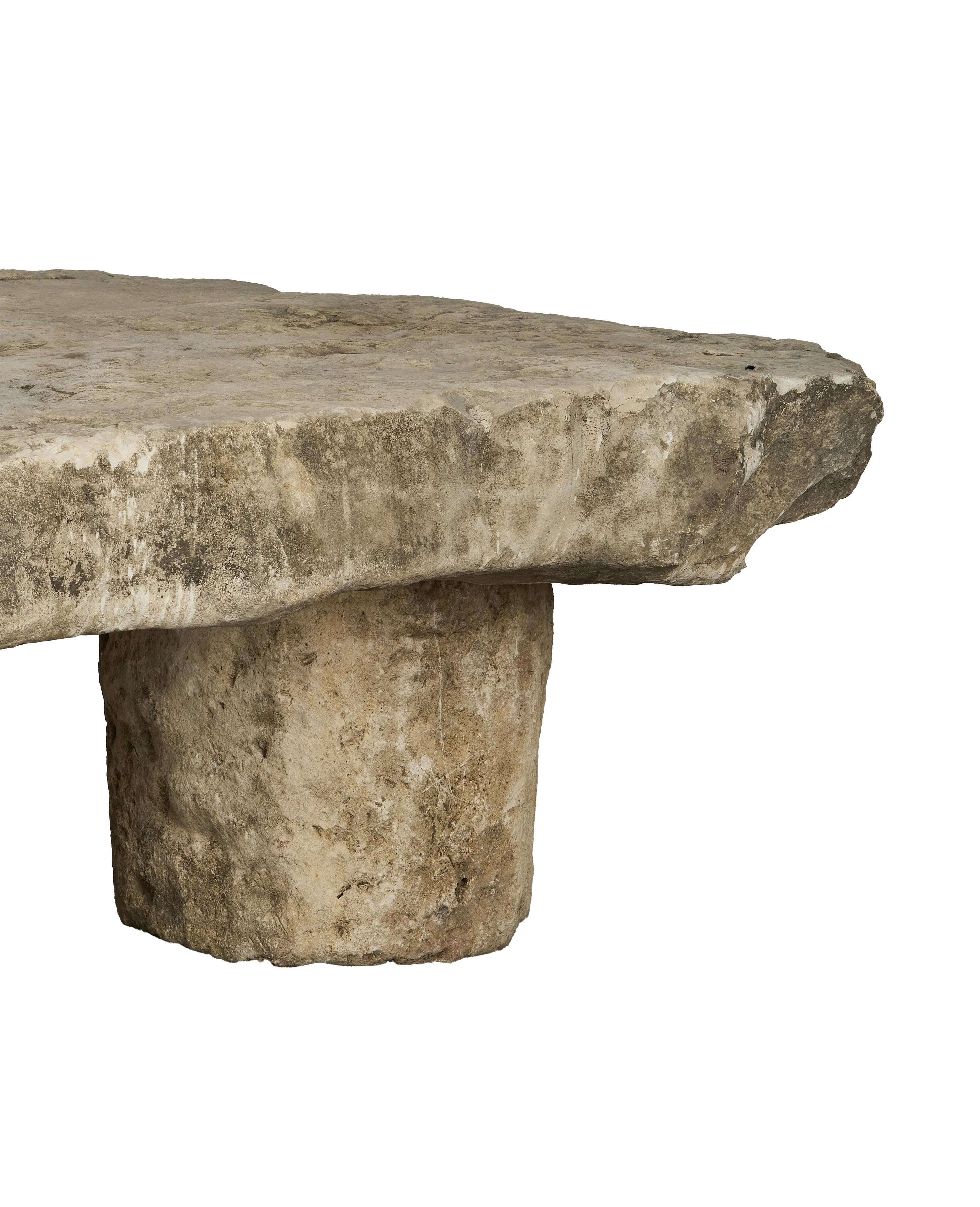 Limestone Table - 3 Piece - Image 6