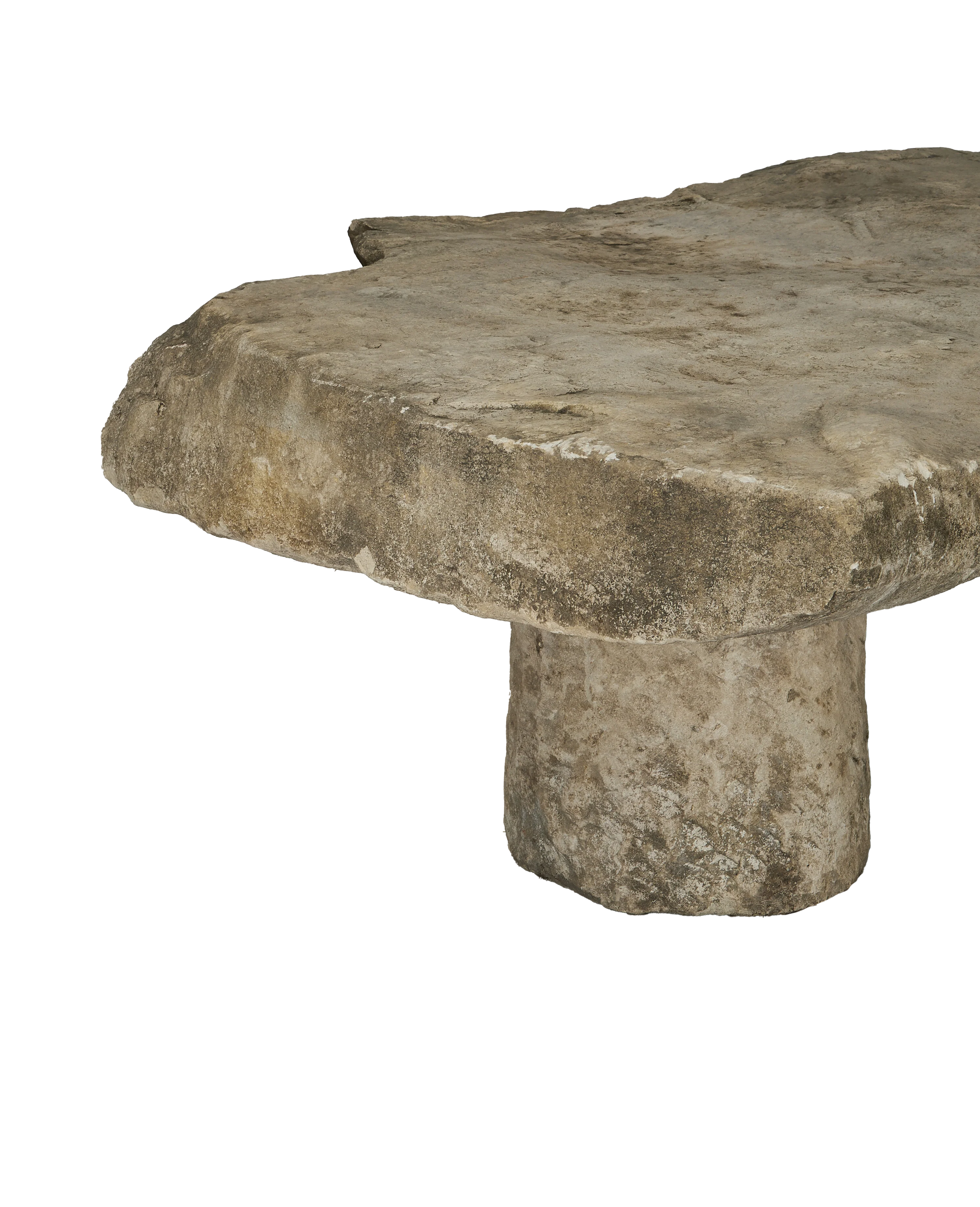 Limestone Table - 3 Piece - Image 7