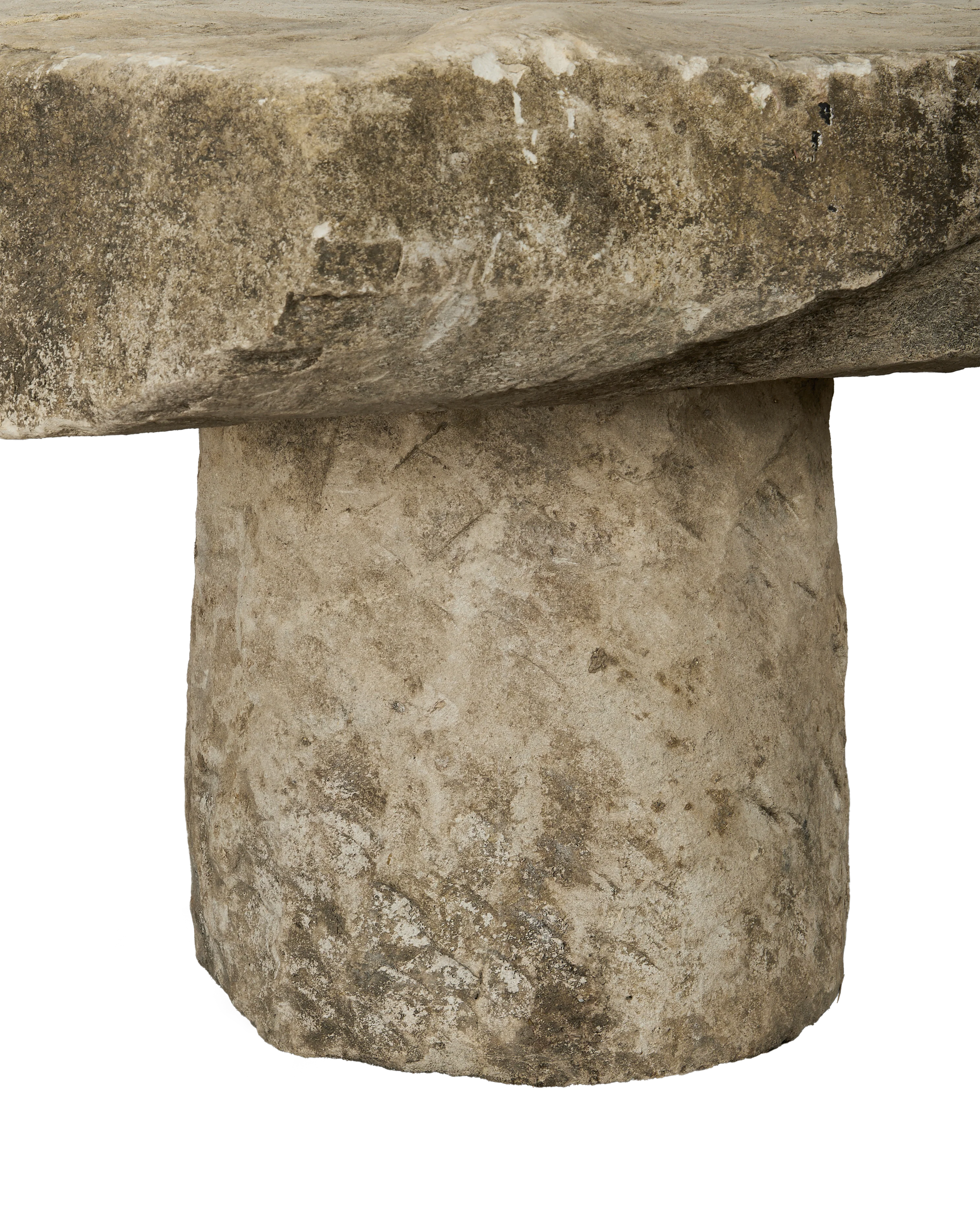 Limestone Table - 3 Piece - Image 8