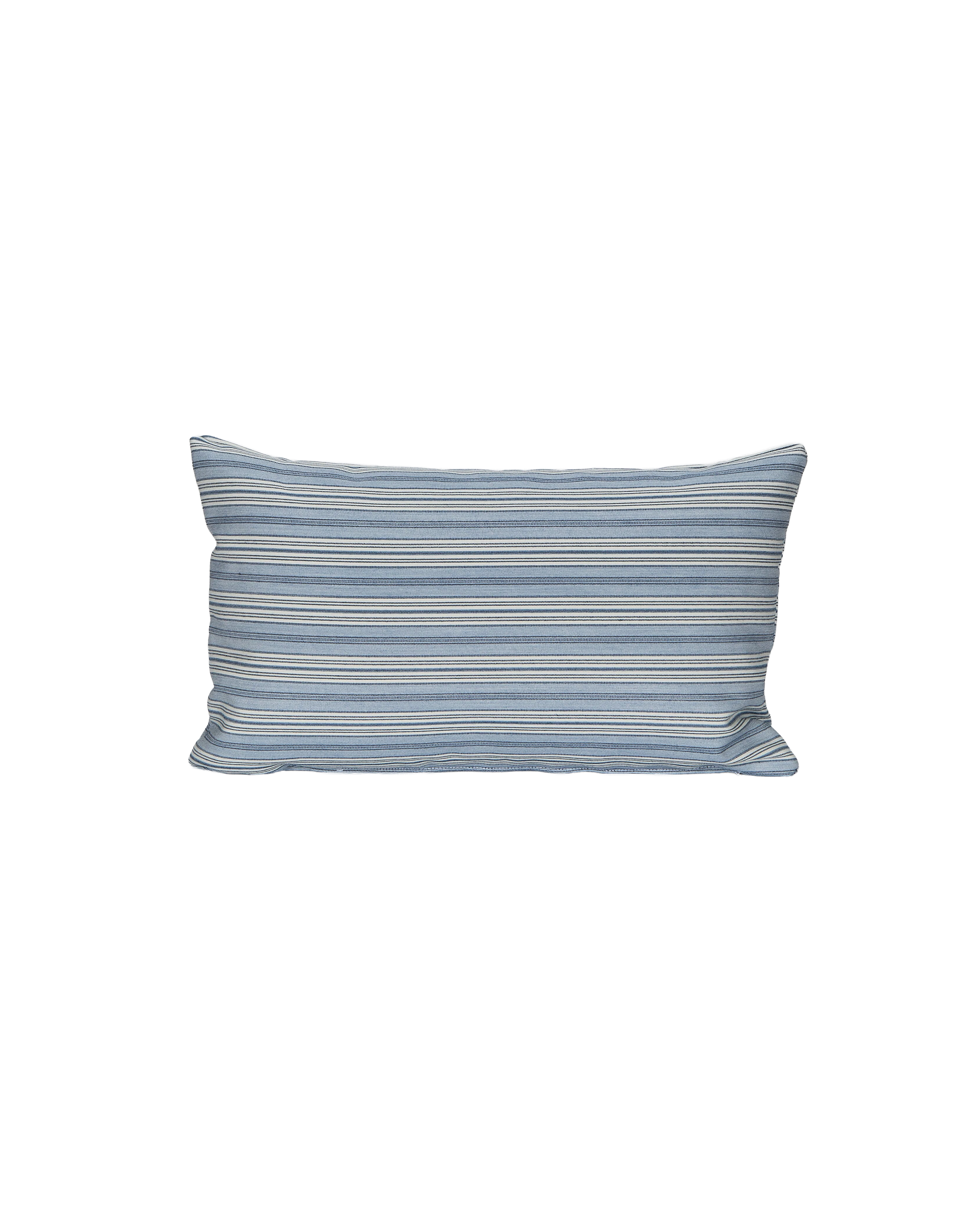 Linger Lumbar Pillow - Tidewater Stripe