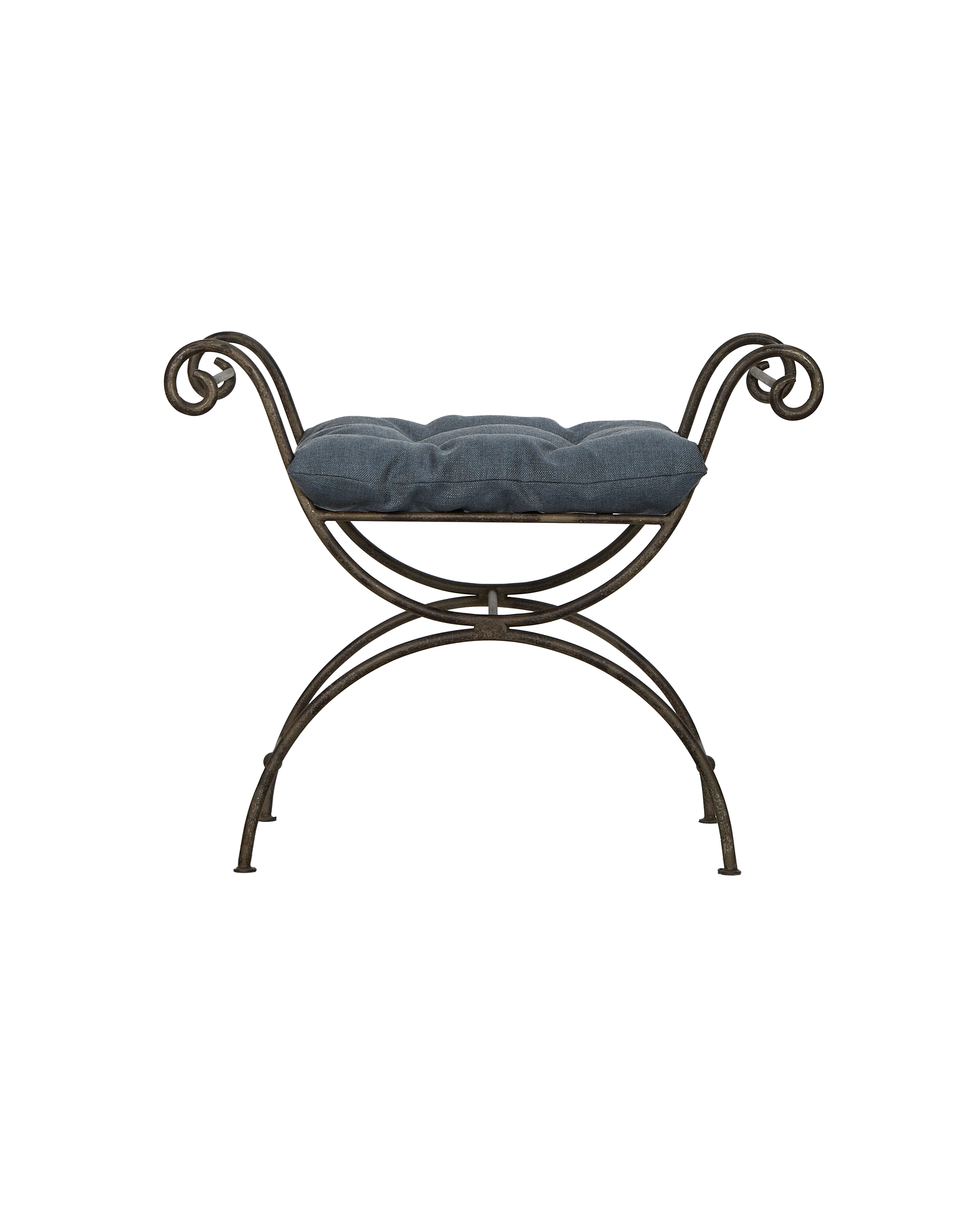 Lyon Vanity Stool - Marine - Image 2