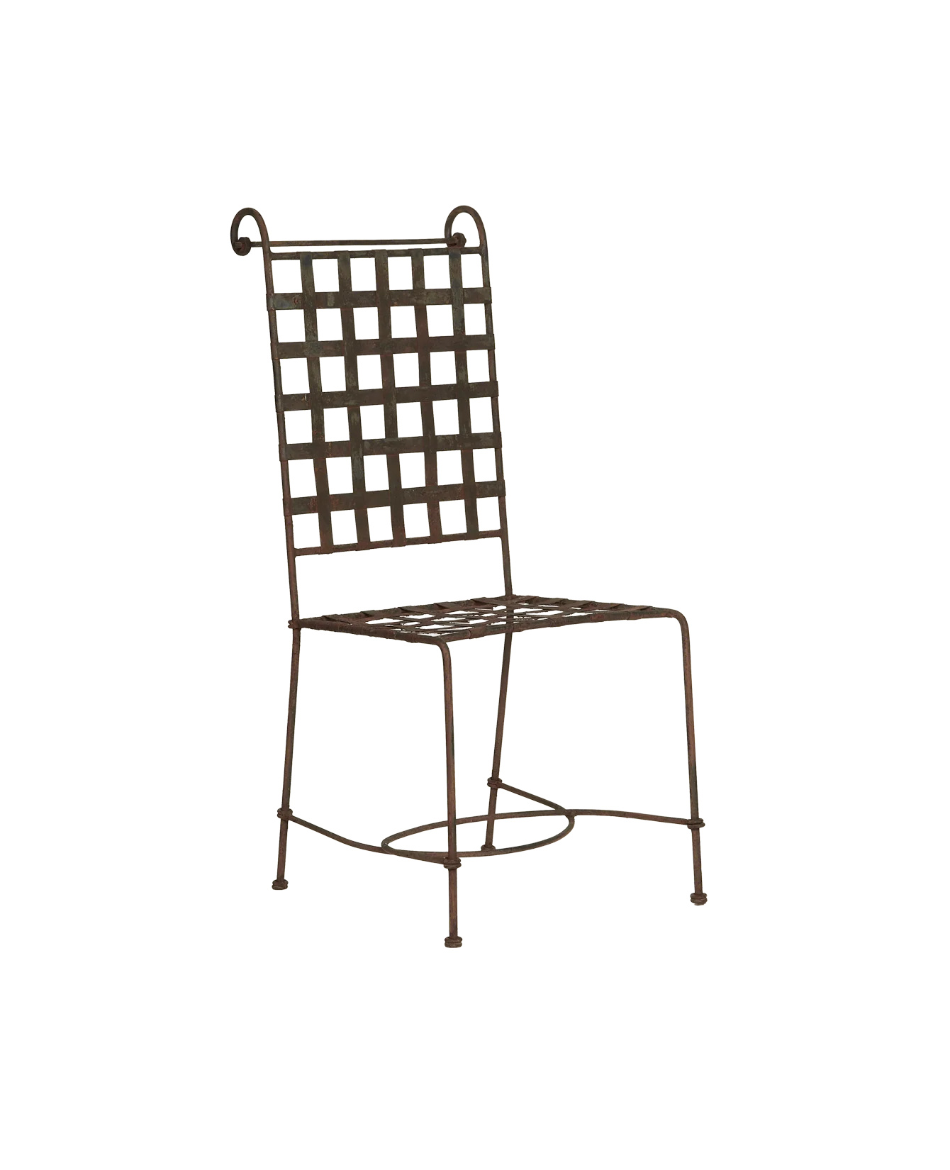 Metal Bistro Chair - Tall Back