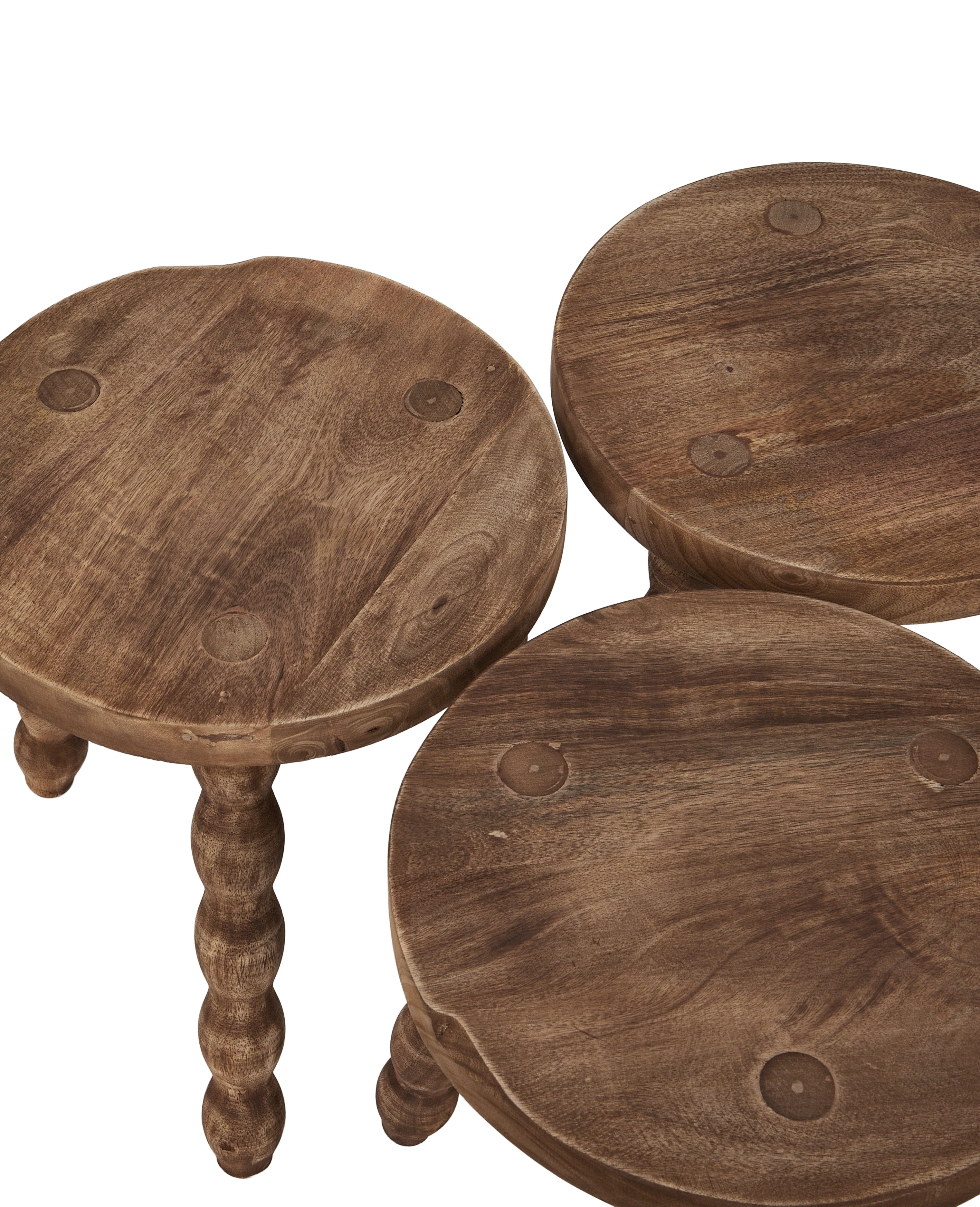 Milking Stool Petite Round - Sauvignon - Image 6