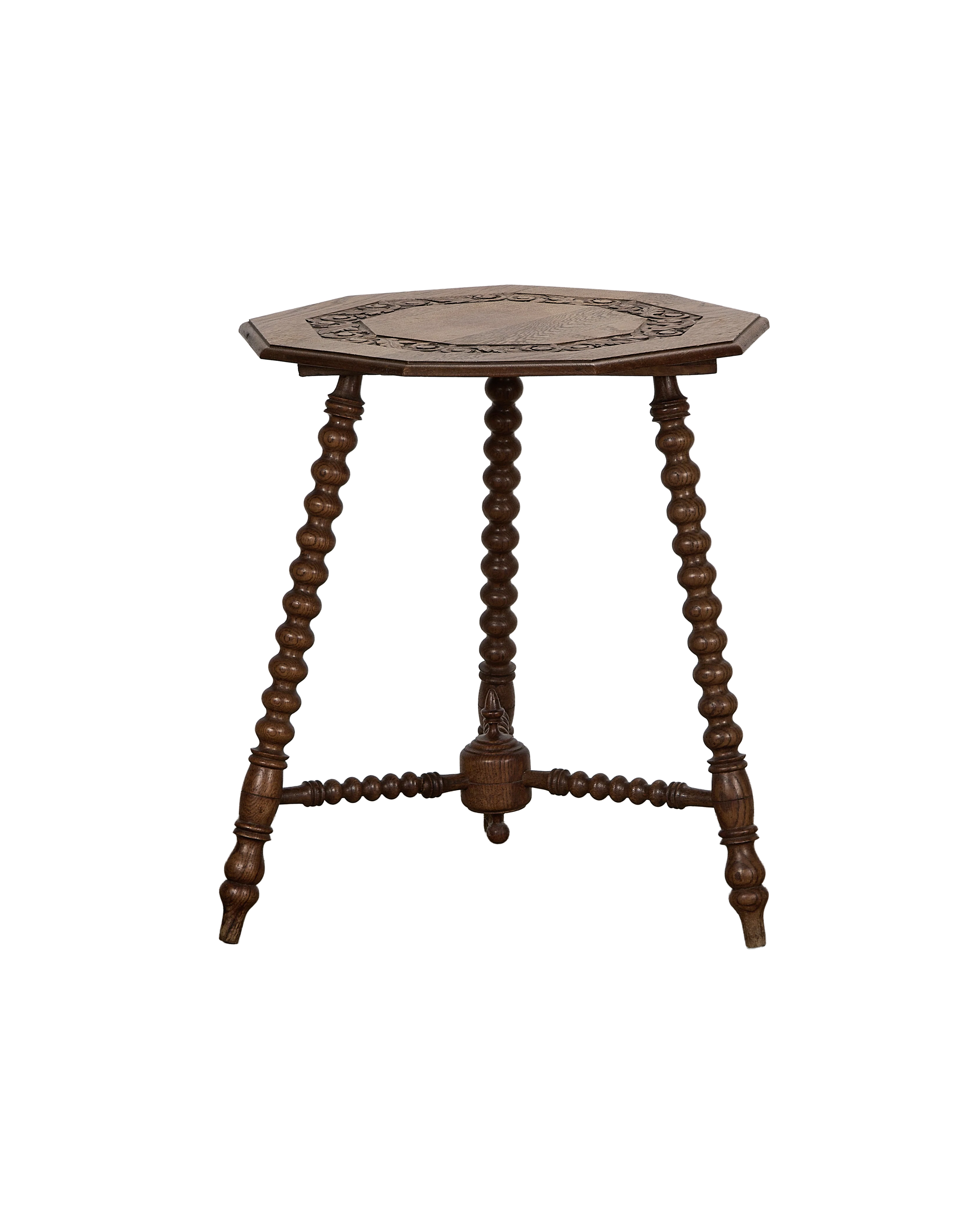 Nonagon Bobbin Side Table