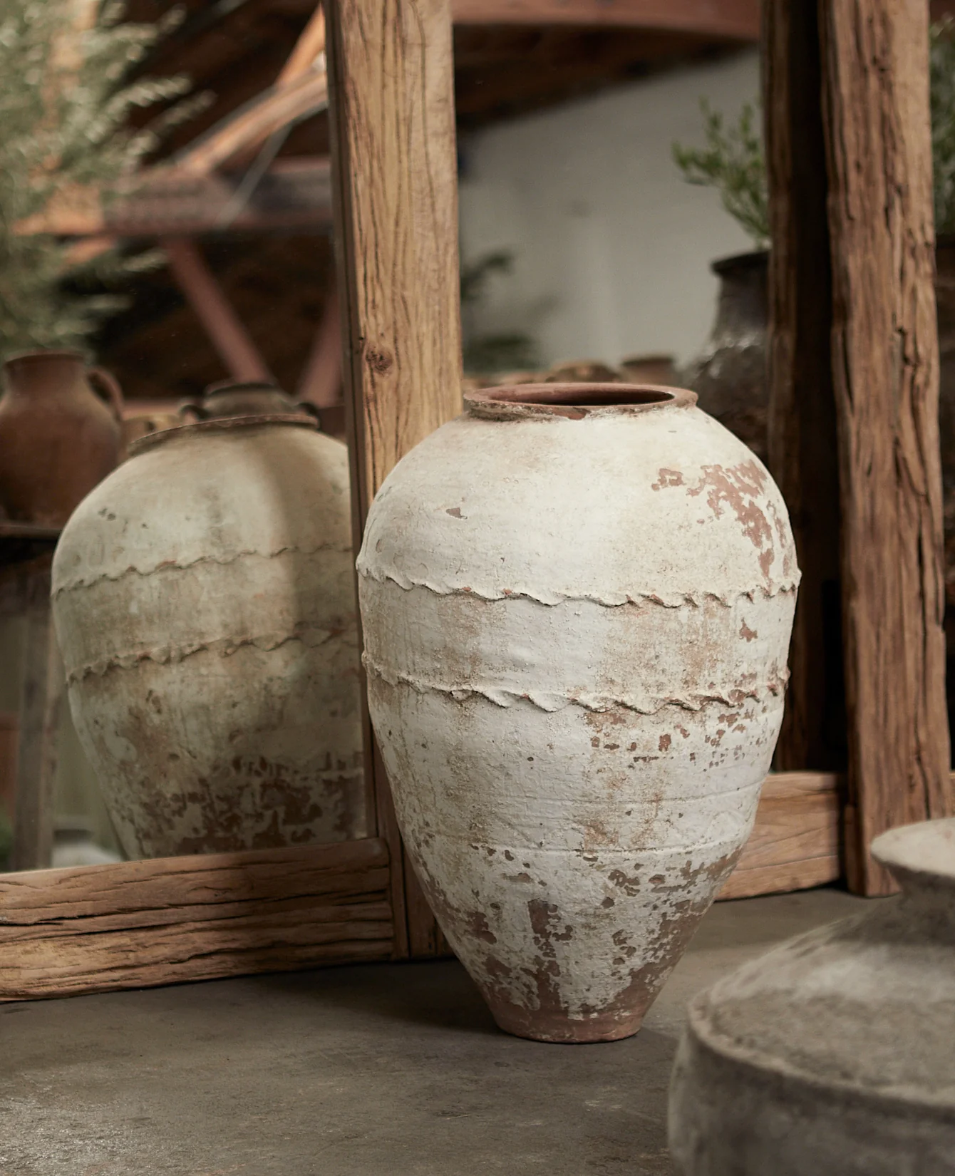 Olive Jar - White Wash - Image 3