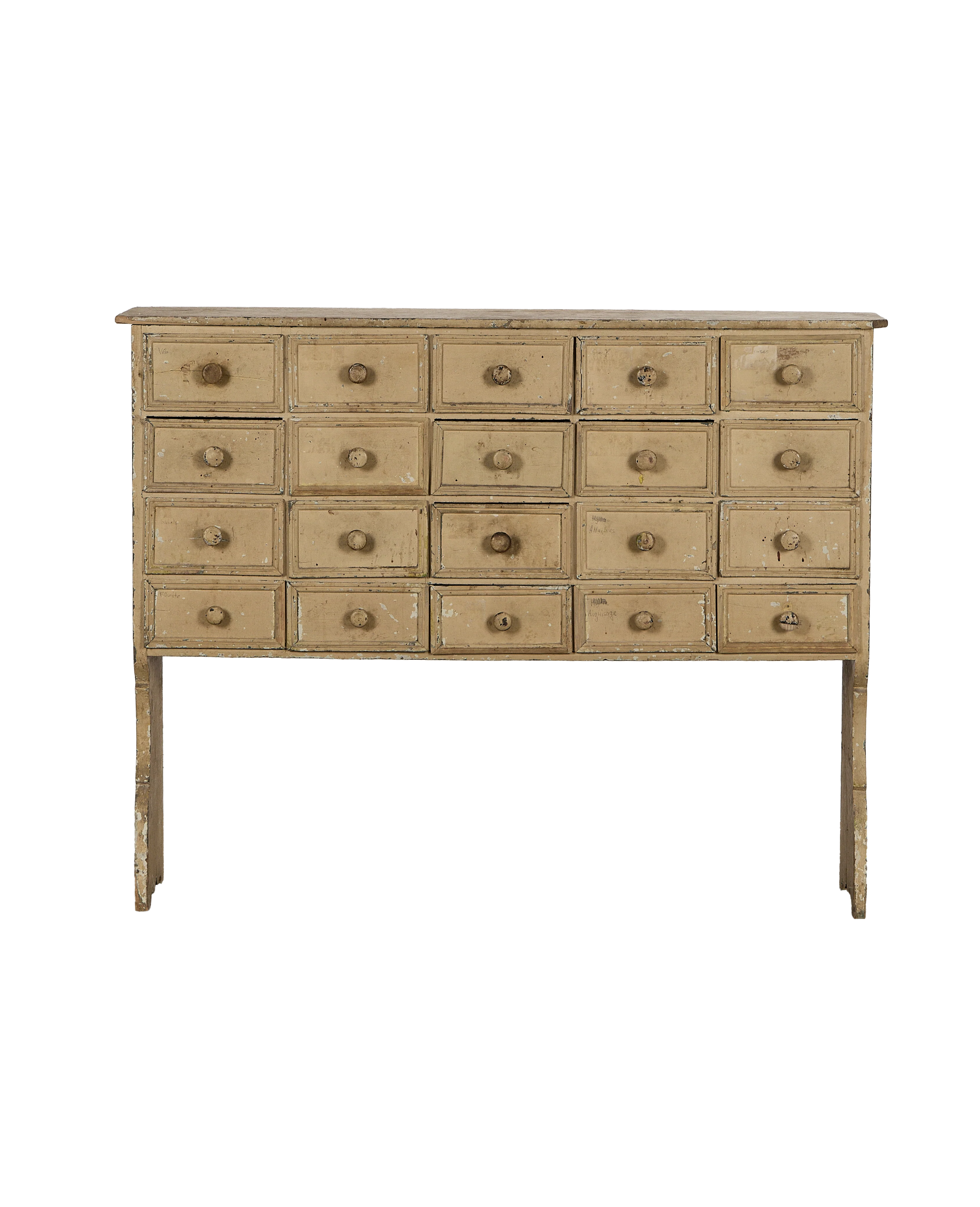 Painted Apothecary Console
