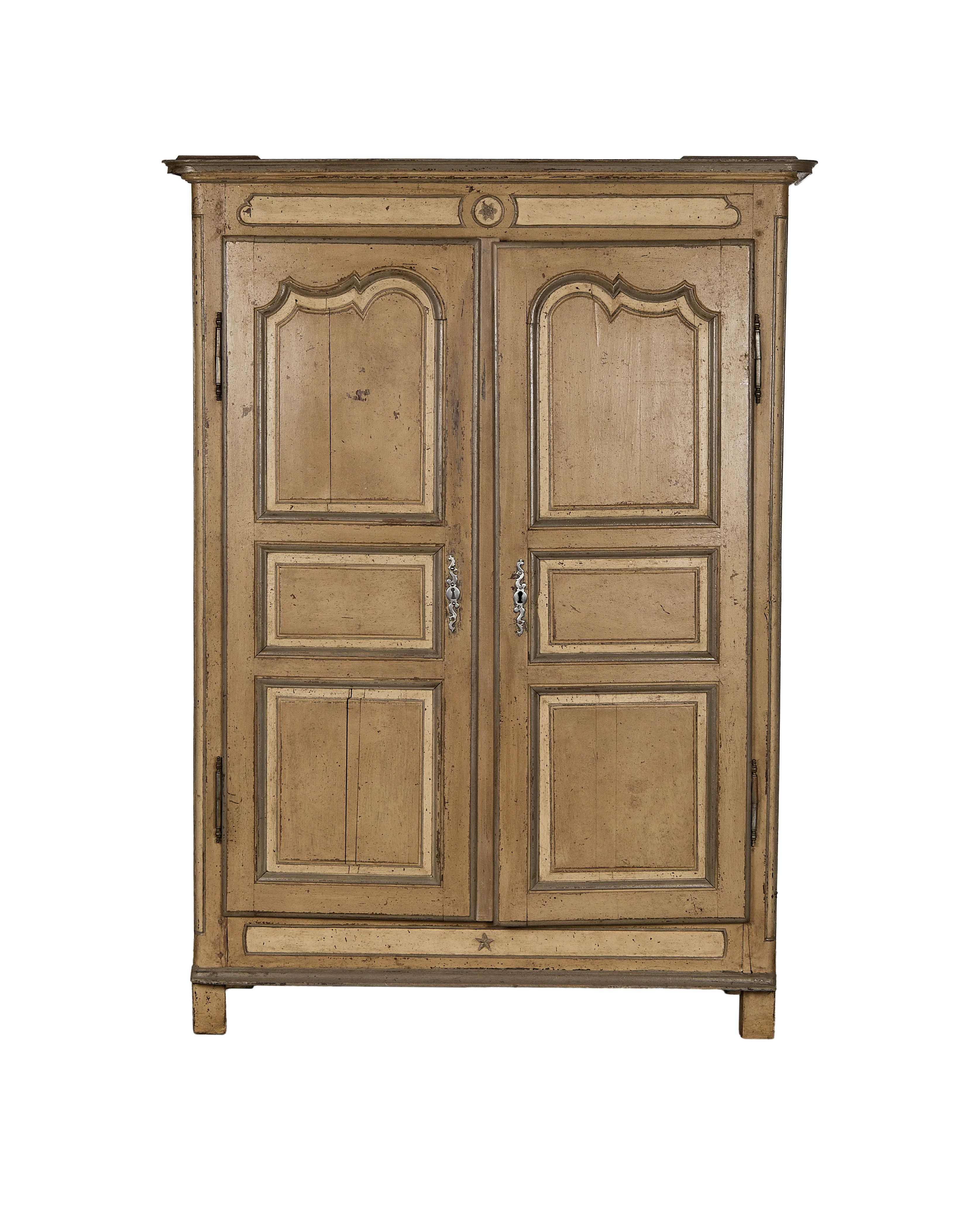 Painted Wood Armoire